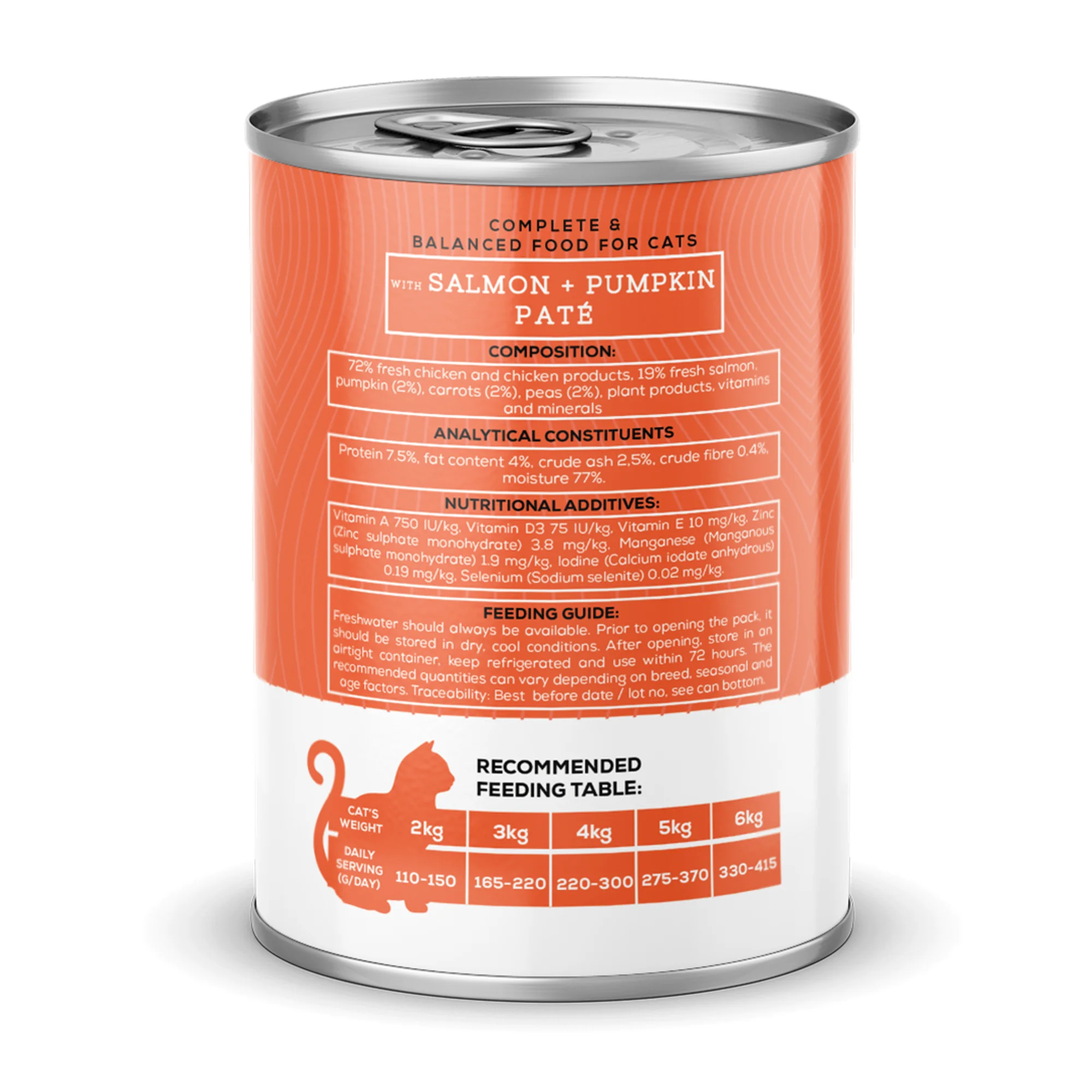 Chef's Choice Chef's Choice Tahılsız Somonlu ve Bal Kabaklı Ezme Yetişkin Kedi Konservesi 400G — Normal, 420 g — Görsel 3