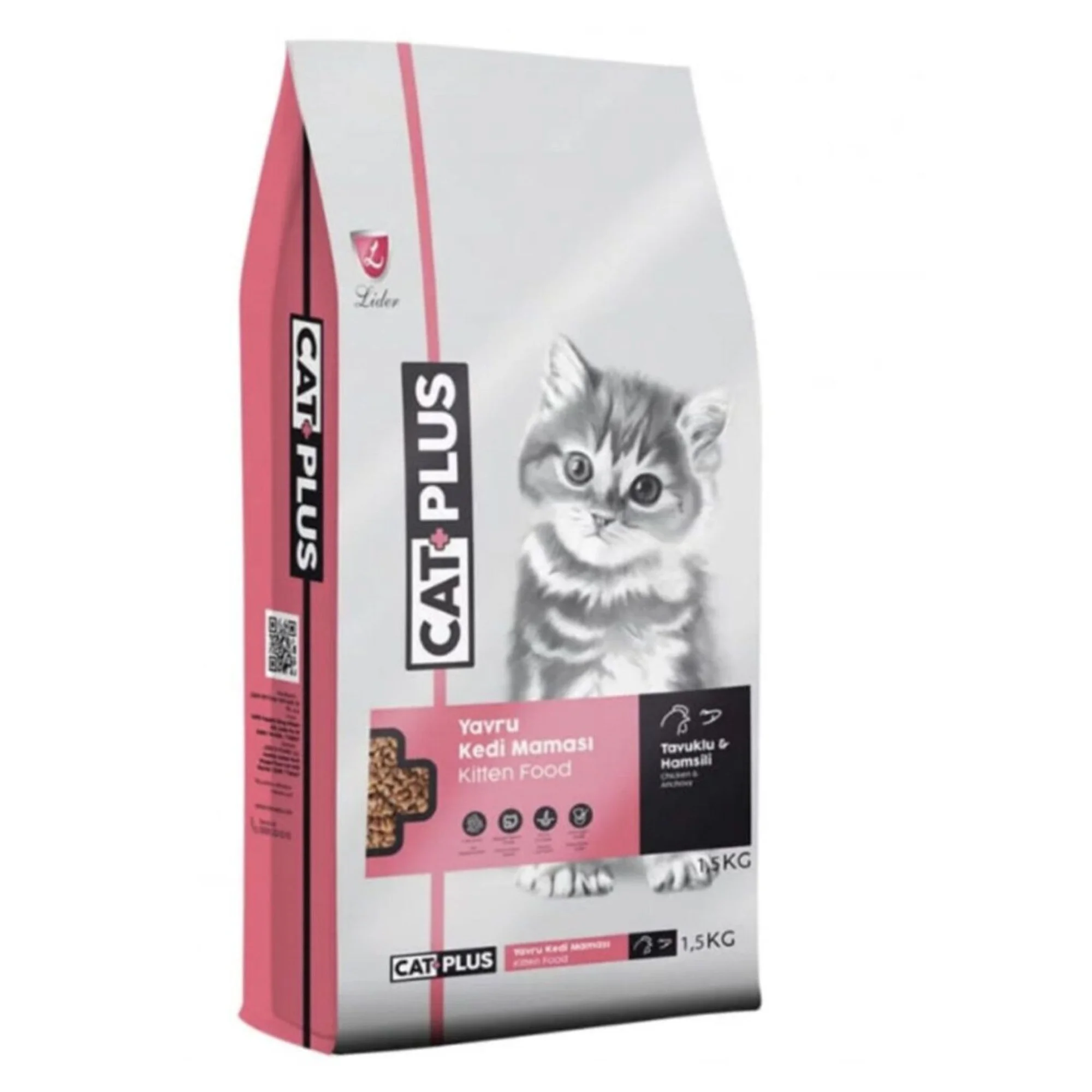 Cat Plus CatPlus Tavuklu Hamsili Yavru Kedi Maması 1.5 KG