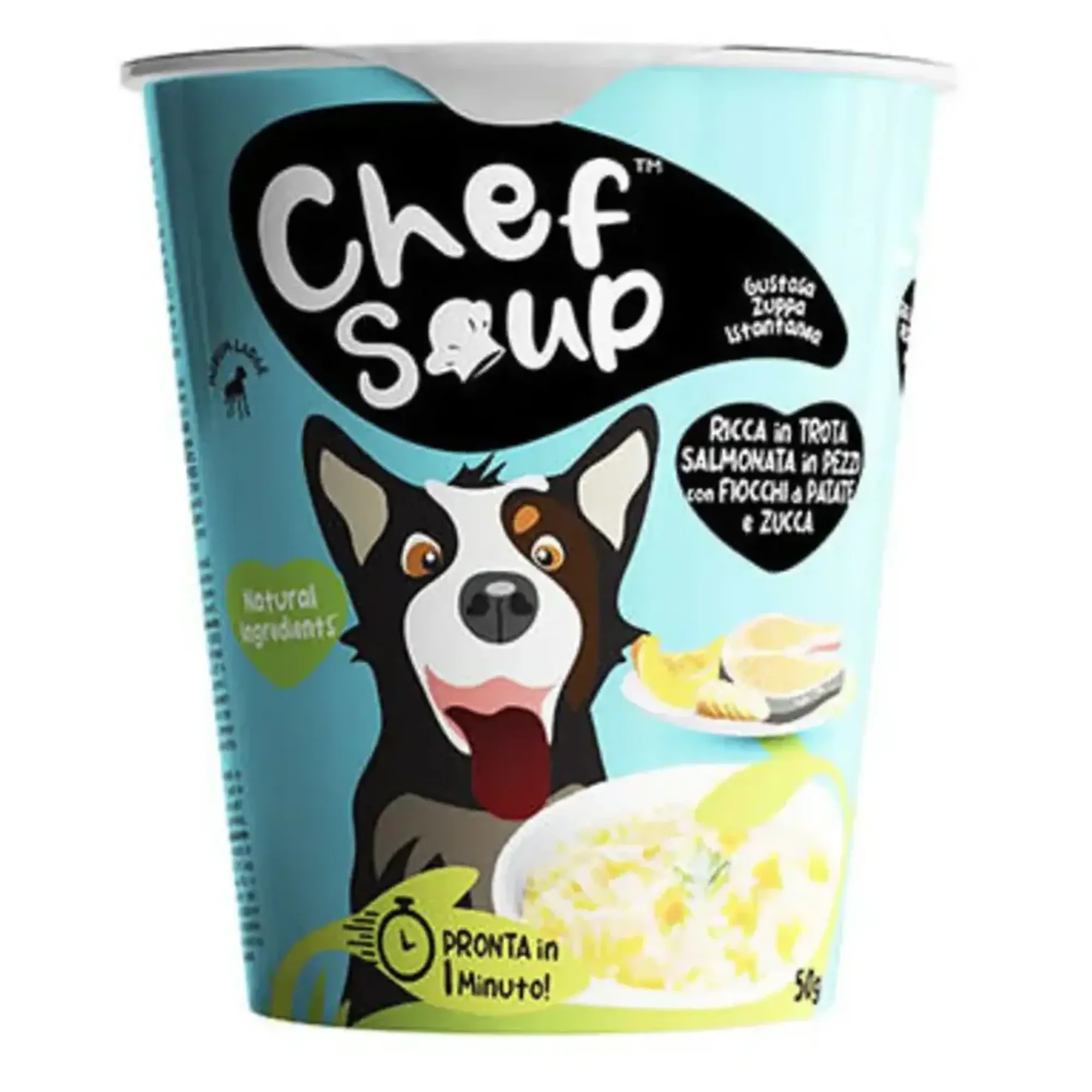 Chef Soup Chef Soup Somonlu, Patatesli ve Bal Kabaklı Küçük ve Orta Irk Köpekler İçin Hazır Çorba 50 G