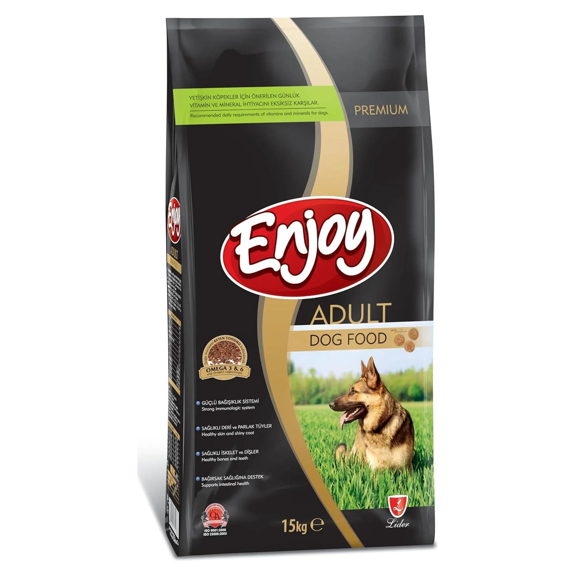 Enjoy Premium Tavuklu Yetişkin Köpek Maması 15 KG