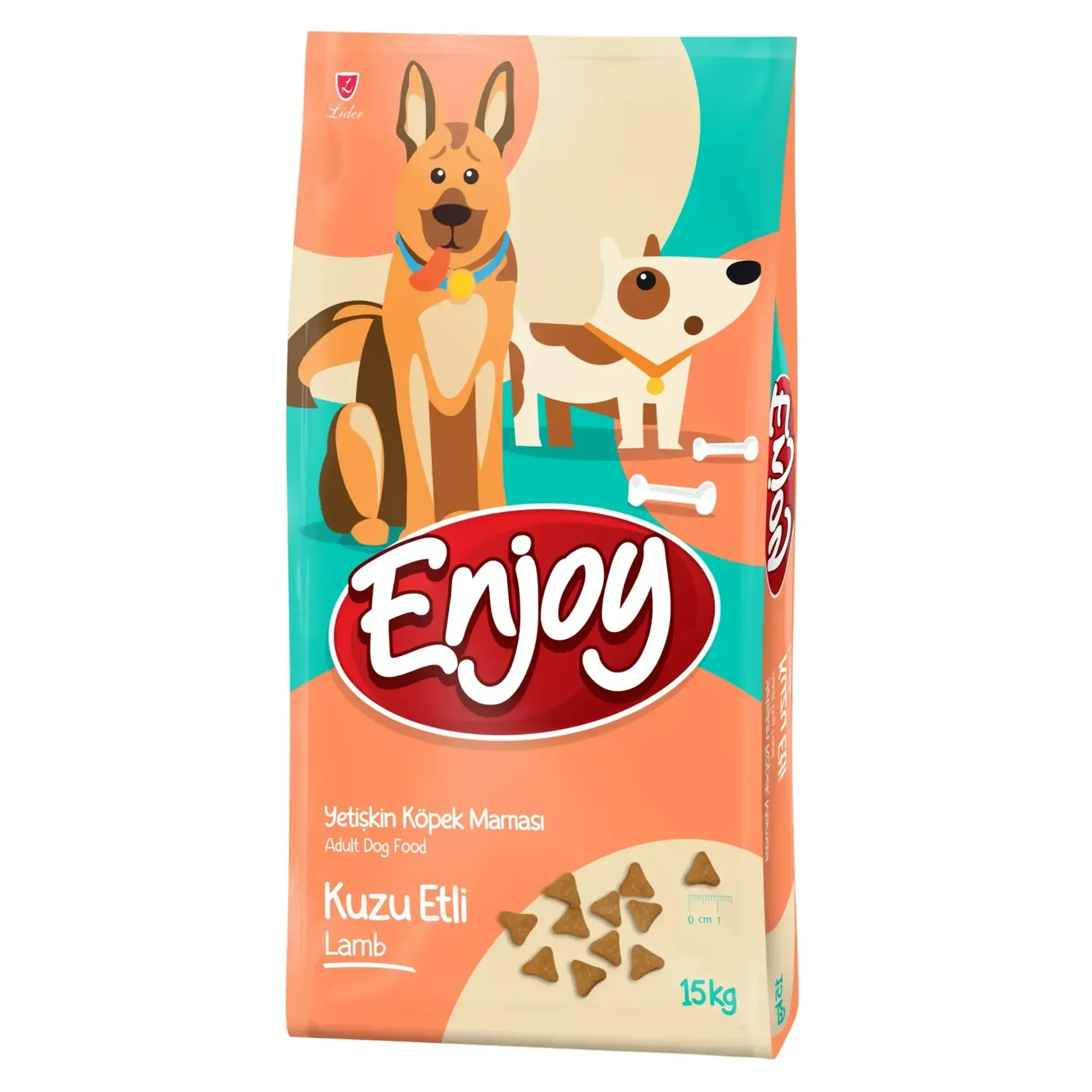 Enjoy Premium Pirinçli ve Kuzu Etli Yetişkin Köpek Maması 15 KG