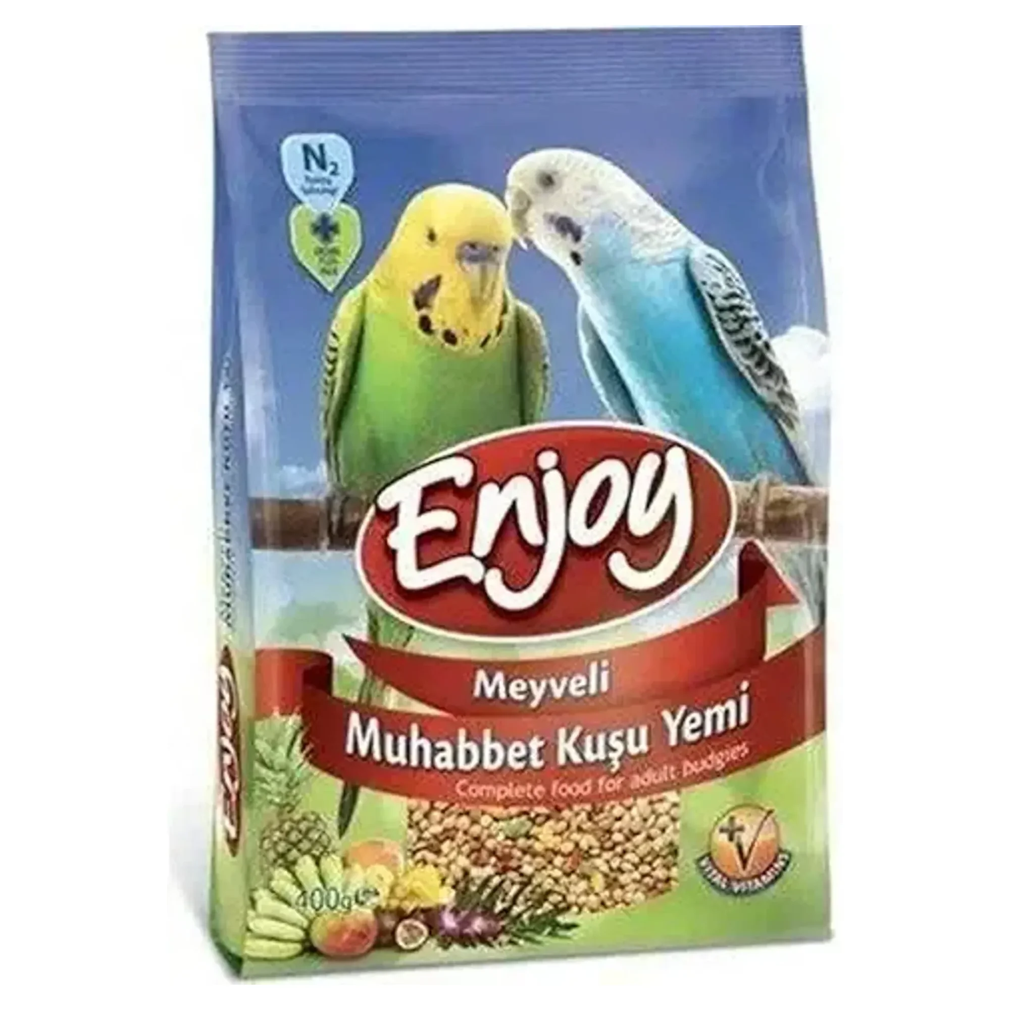 Enjoy Meyveli Muhabbet Kuşu Yemi 400 G