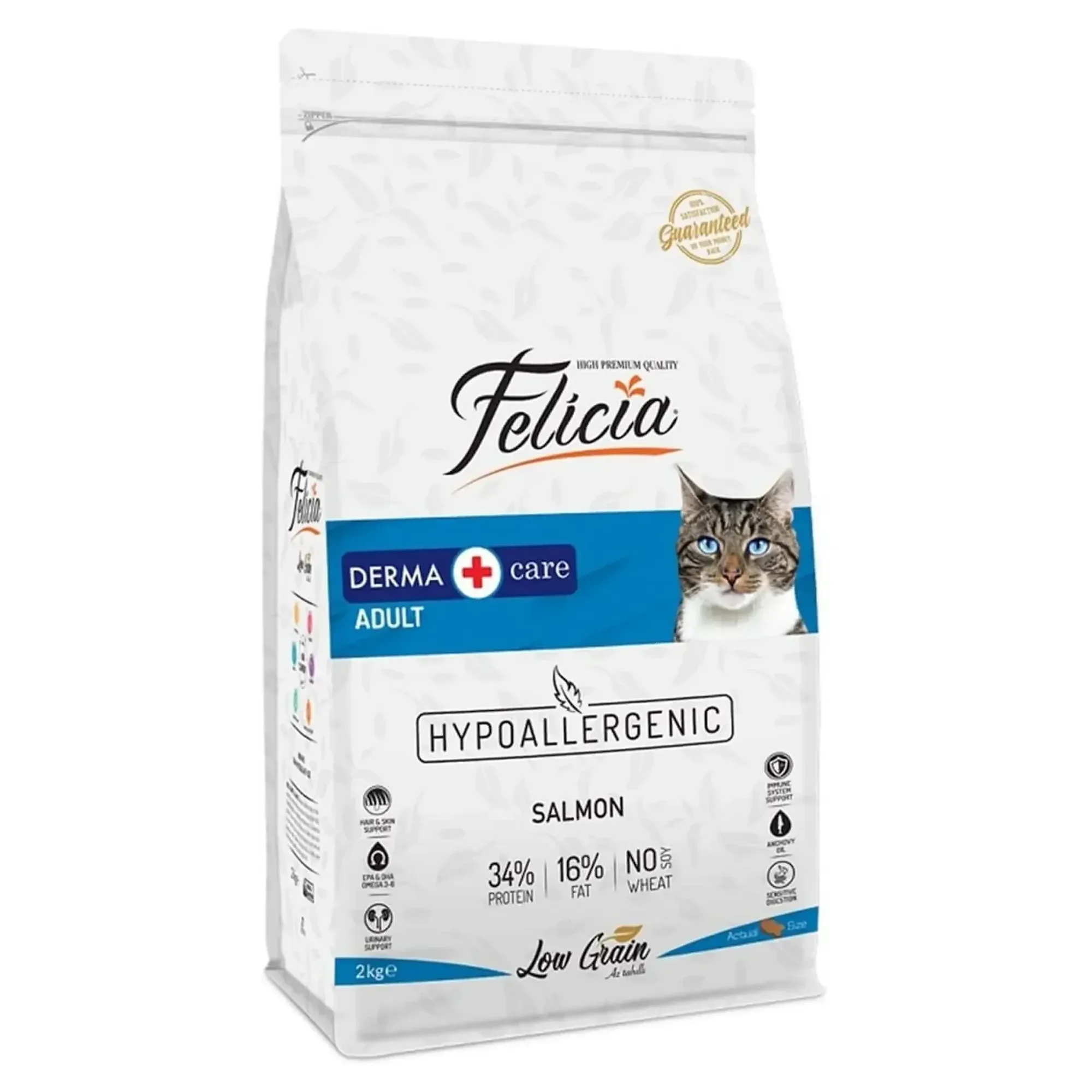Felicia Felicia Kolajenli Somonlu Az Tahıllı Yetişkin Kedi Maması 2 KG