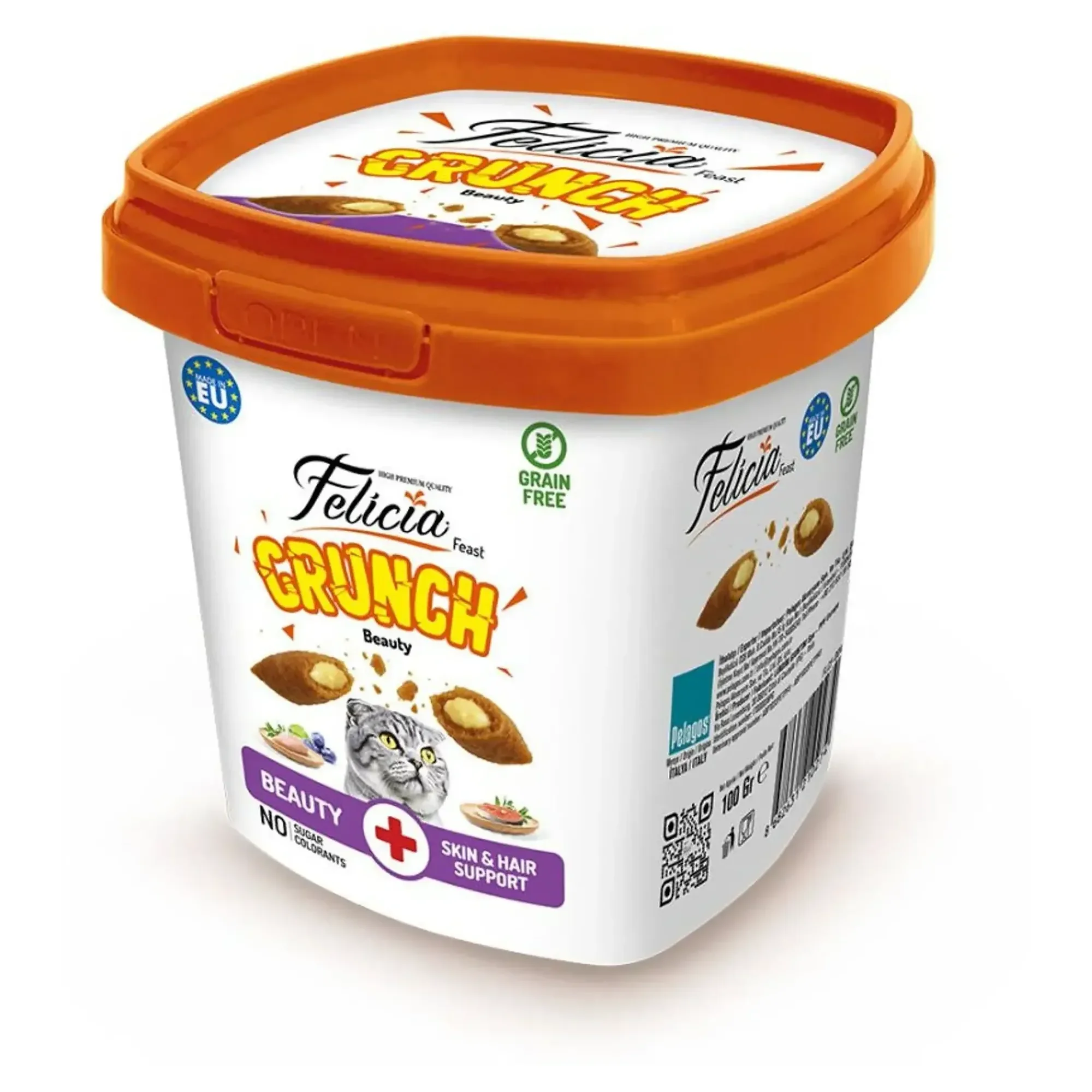Felicia Felicia Crunch Beauty Kedi Ödül Maması 100 G