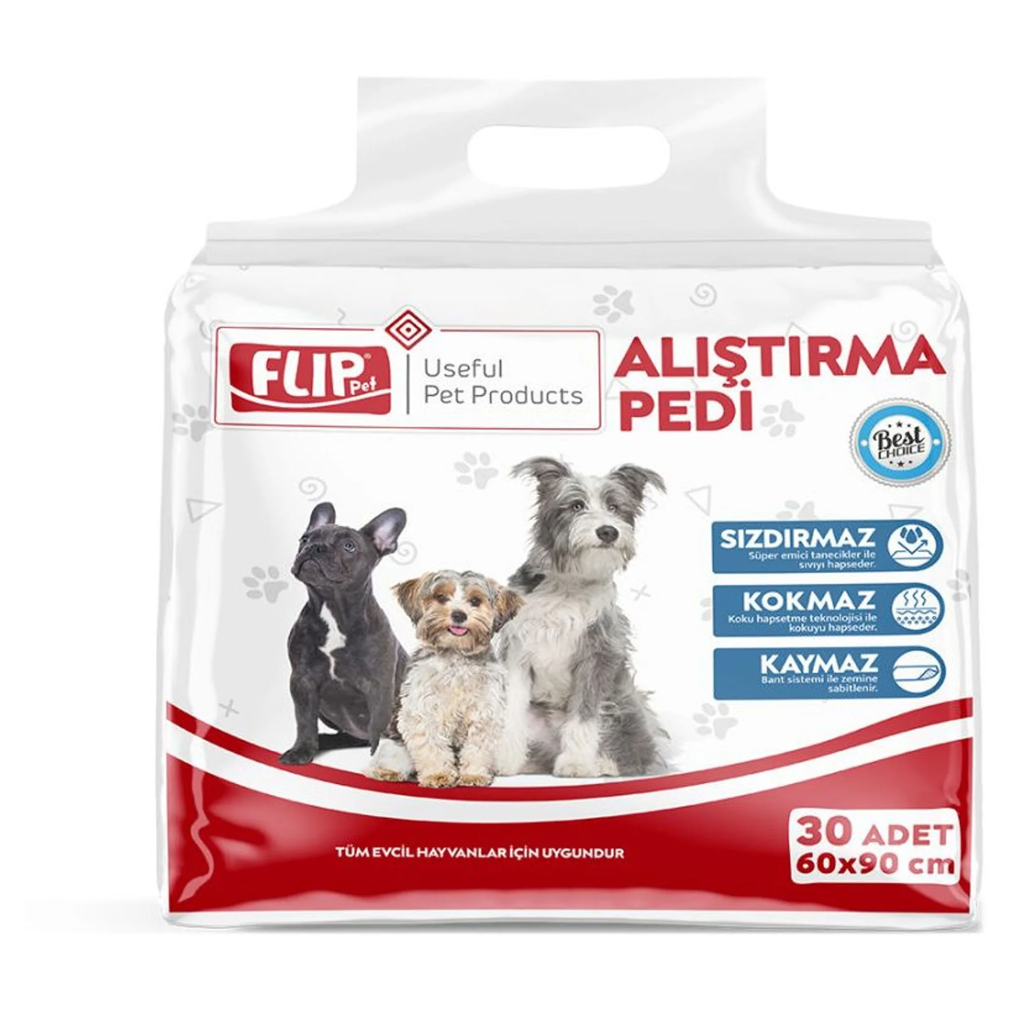 Flip Flip Yavru Köpek Çiş Eğitim Pedi 30'lu 60x90 CM — Sağlık ve Bakım Ürünleri — Görsel 3