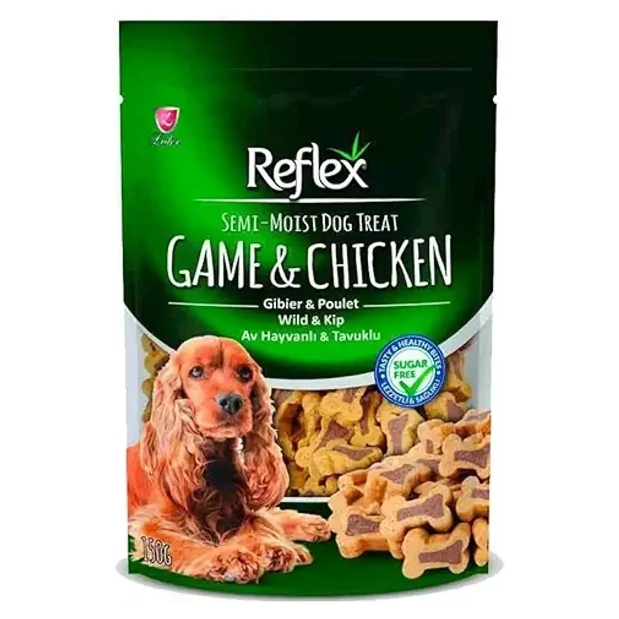 Reflex Reflex Semi-Moist Ödül Maması Av Hayvanı&Tavuk 10 Adet/Koli