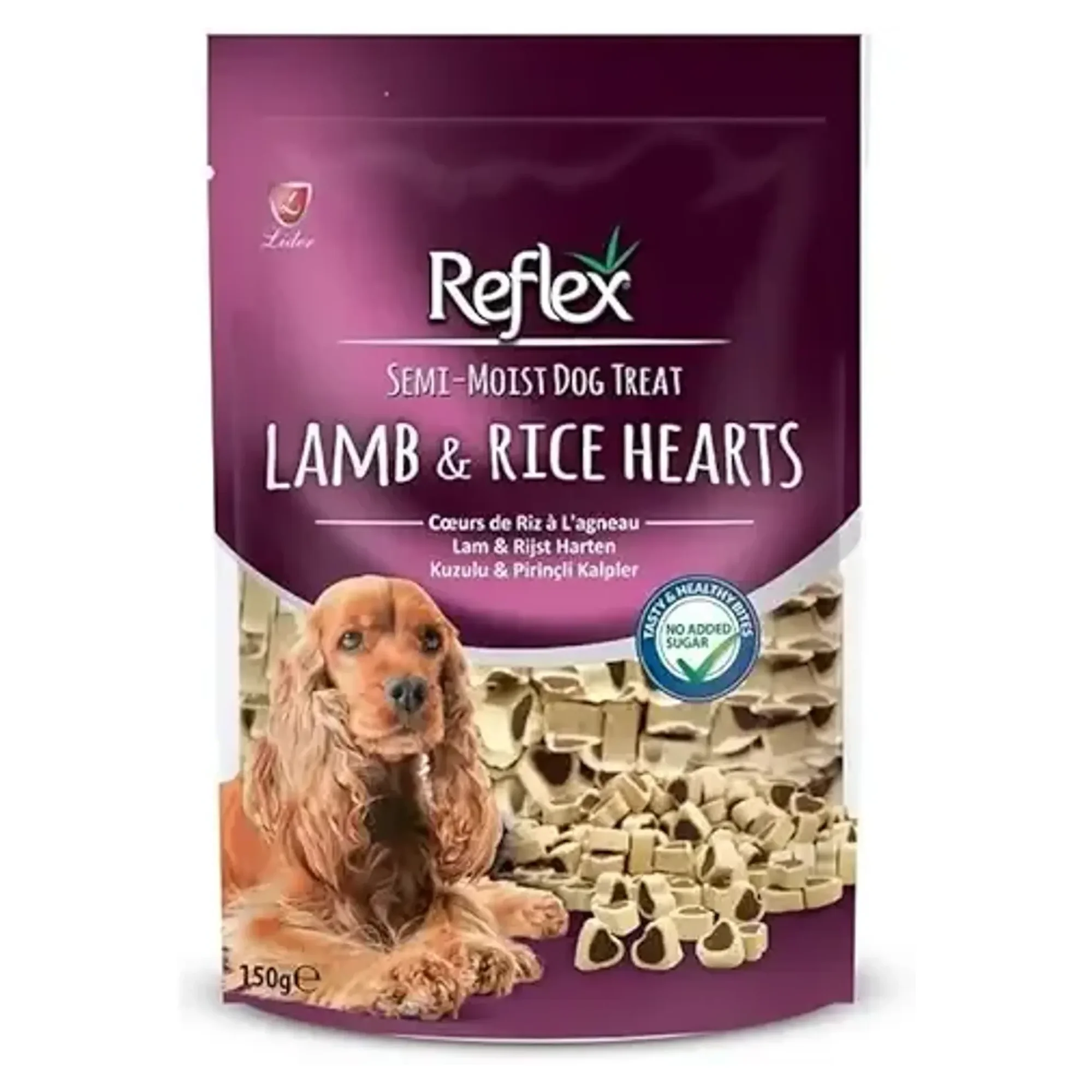 Reflex Reflex Semi-Moist Ödül Maması Kuzu&Pirinç Kalpli 10 Ad/Koli