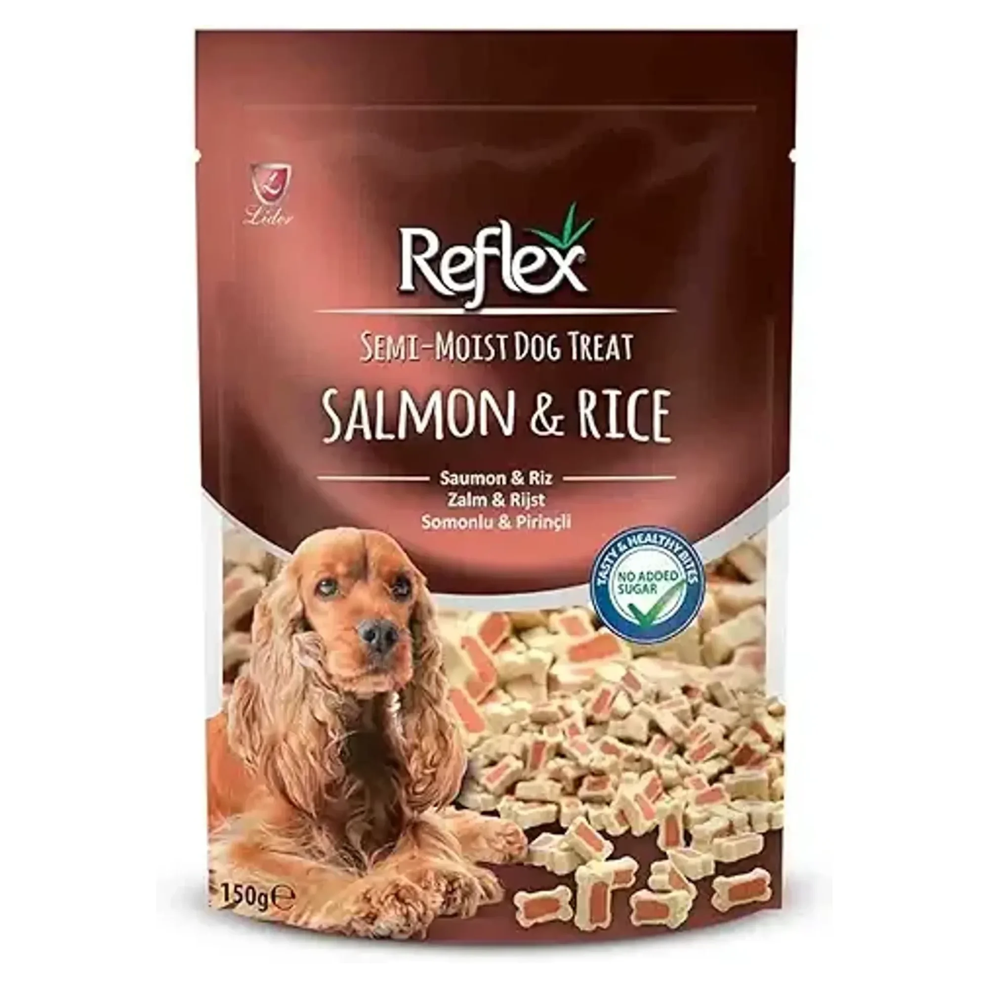 Reflex Reflex Semi-Moist Ödül Maması Somon&Pirinç Kalpli Mix 10 Ad/Koli