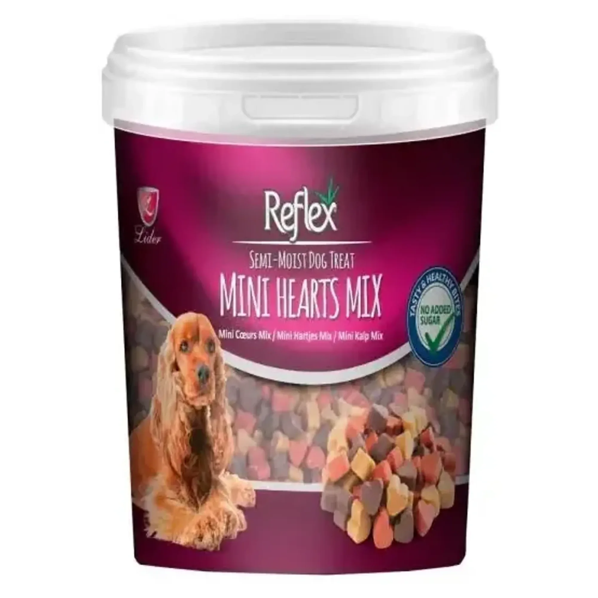 Reflex Reflex Semi Moist Treats Dog Mini Kalp Mix 500 G