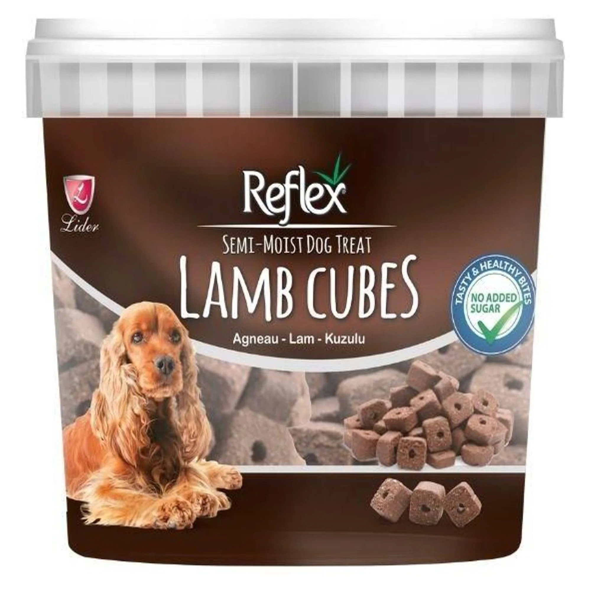 Reflex Reflex Semi Moist Treats Dog Lamb Cubes 500 G