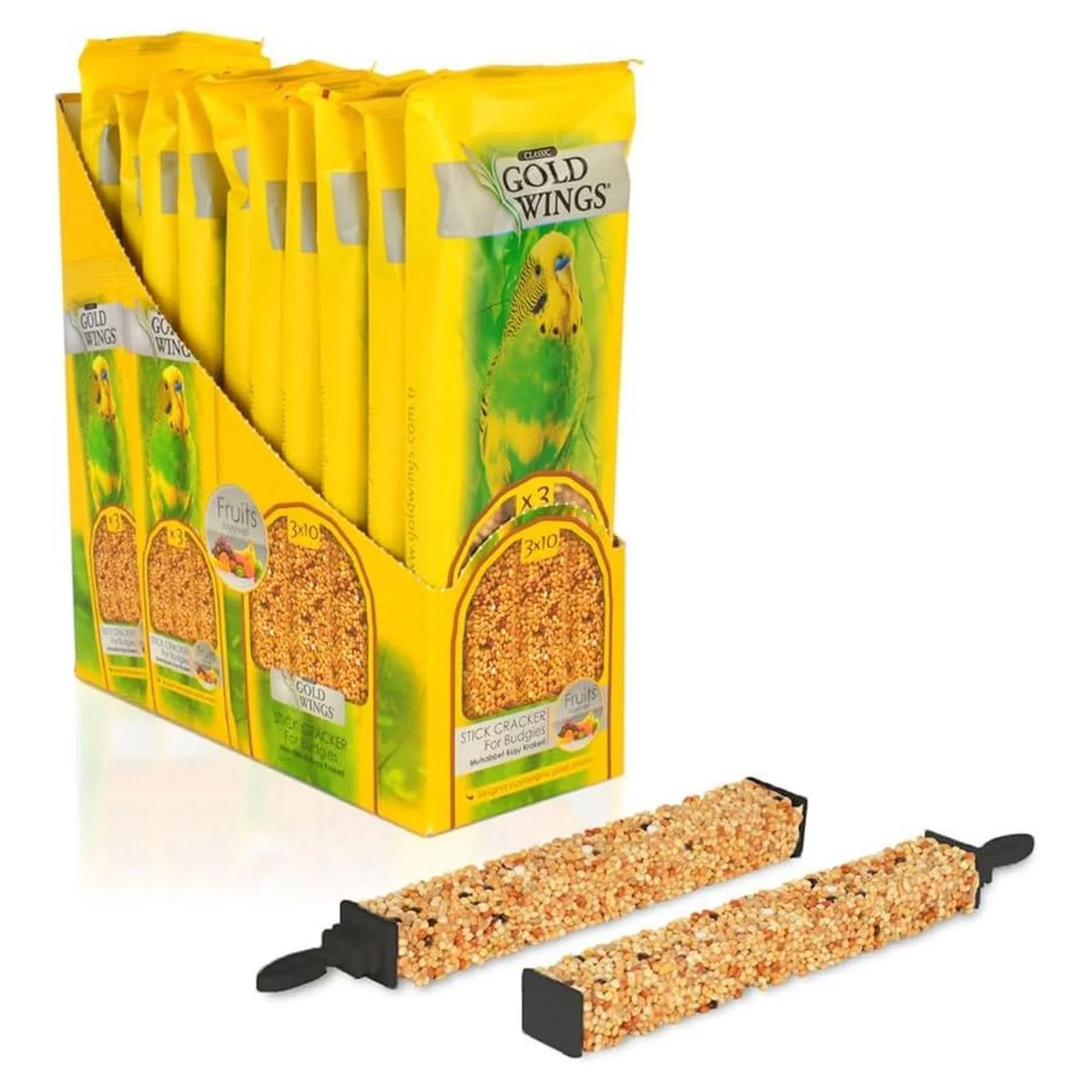 Gold Wings Classic Meyveli Kraker 3'lü — Krakerler, 260 g — Görsel 4