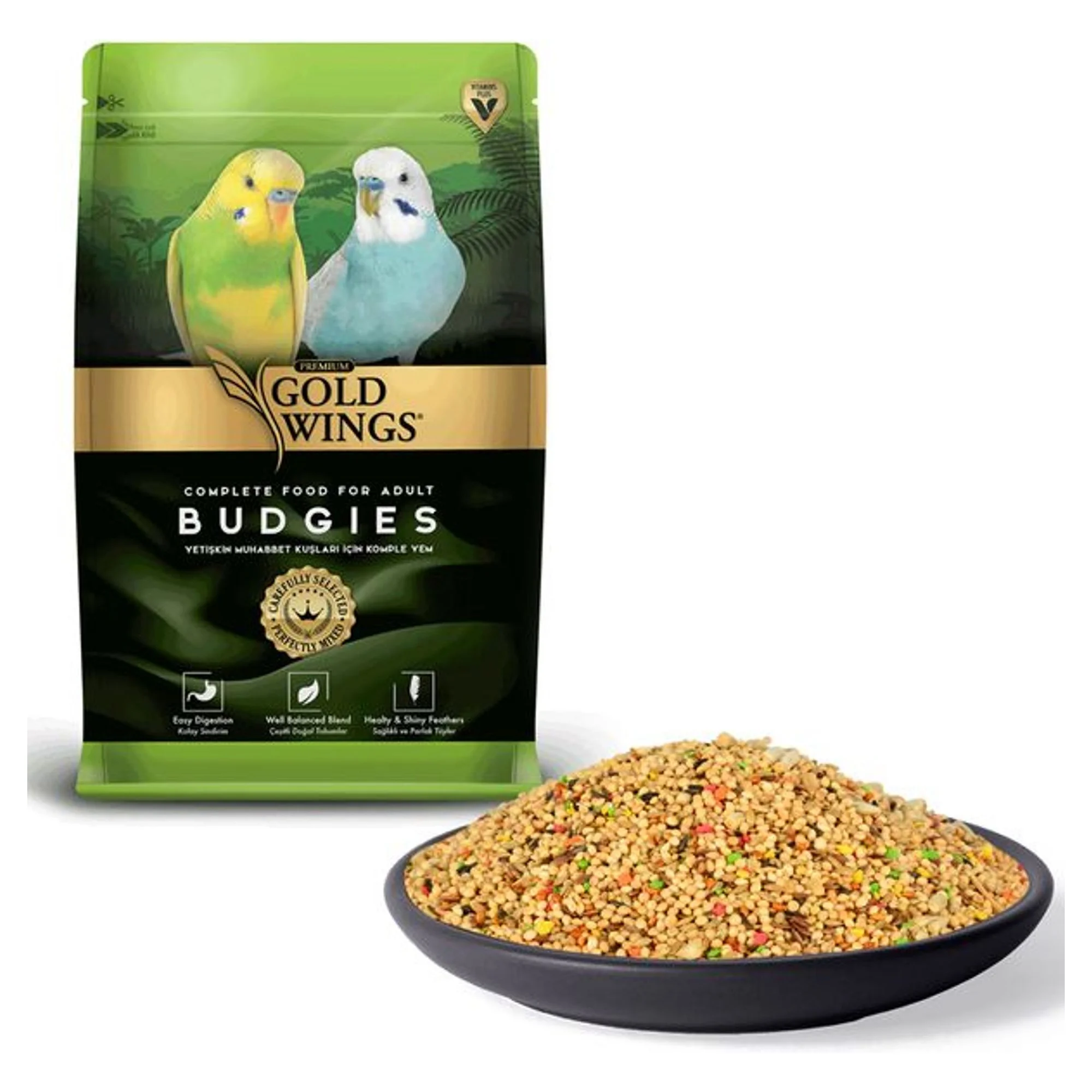 Gold Wings Gold Wings Premium Muhabbet Yemi 1 KG