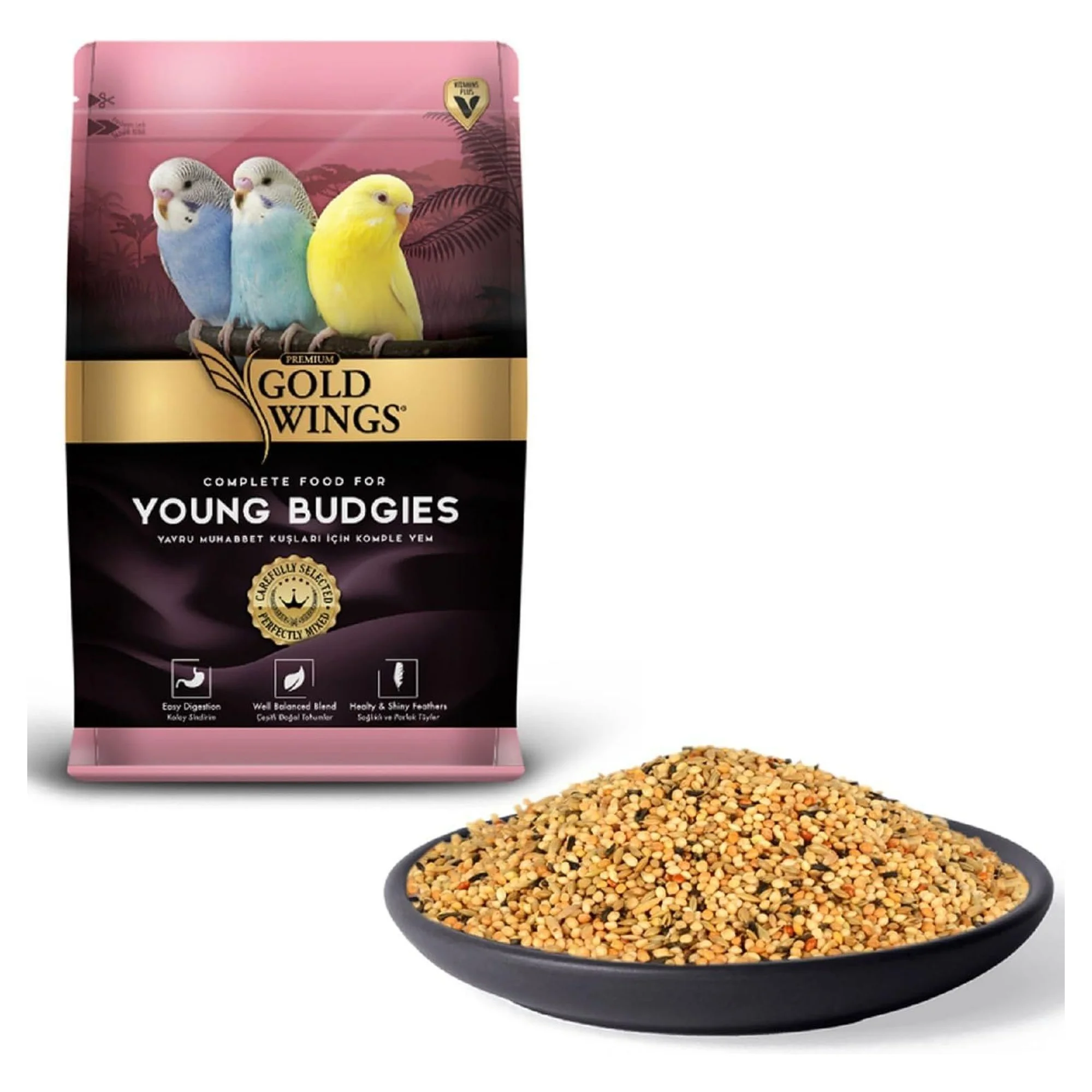 Gold Wings Premium Yavru Muhabbet 1 KG