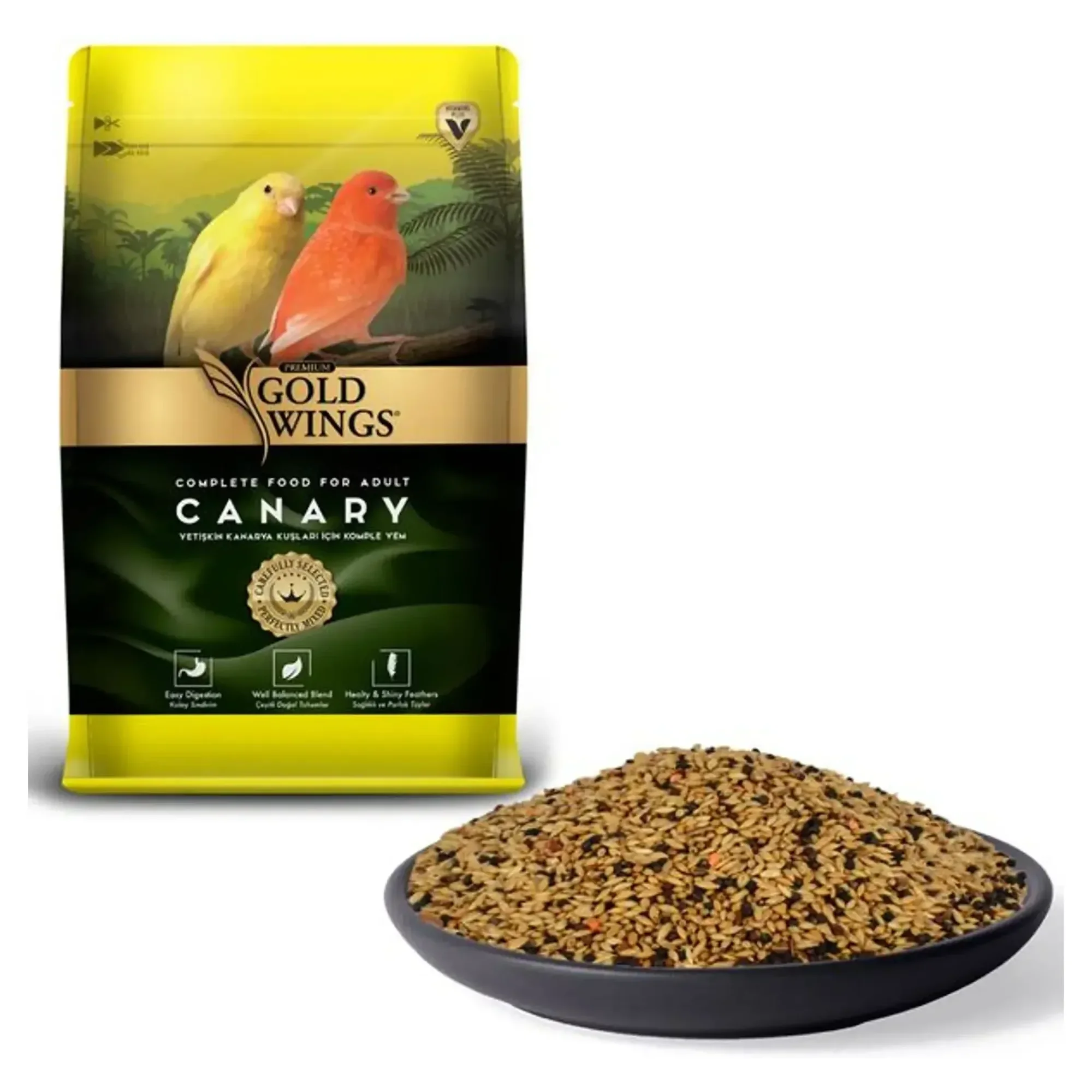 Gold Wings Gold Wings Premium Kanarya Yemi 1KG