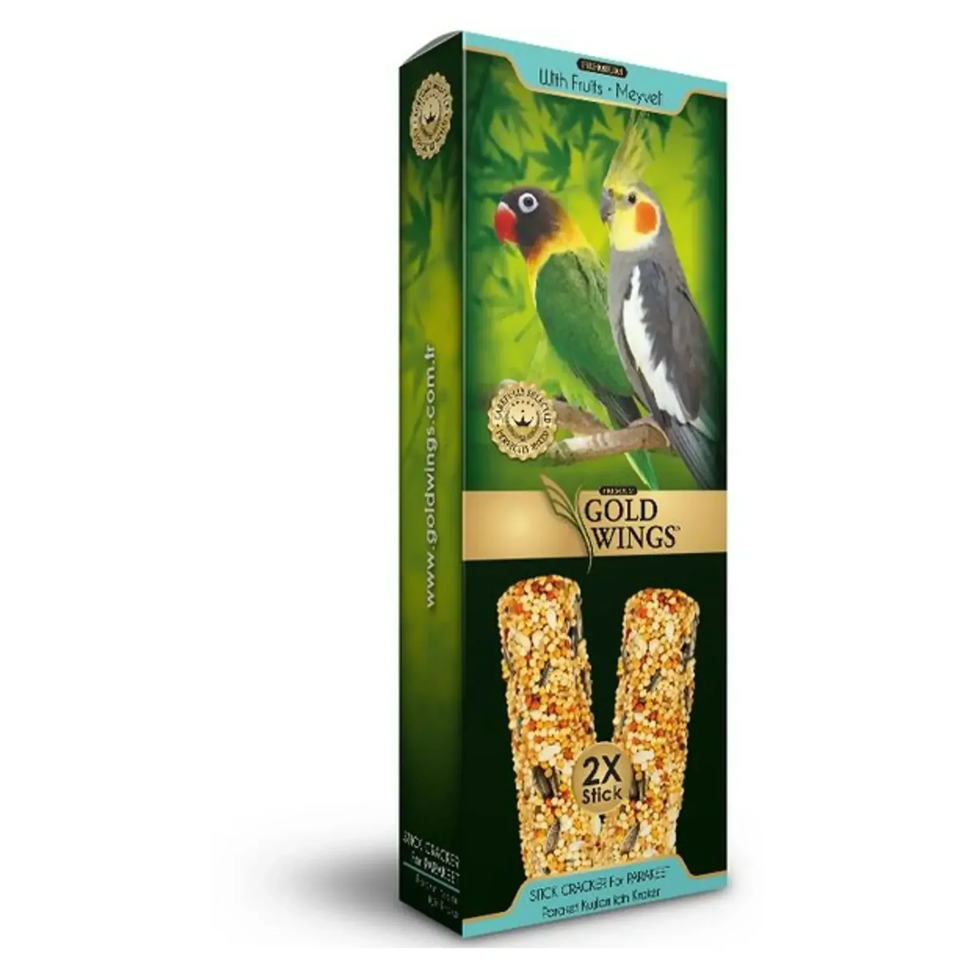 Gold Wings Premium Meyveli Paraket Krakeri 2'li