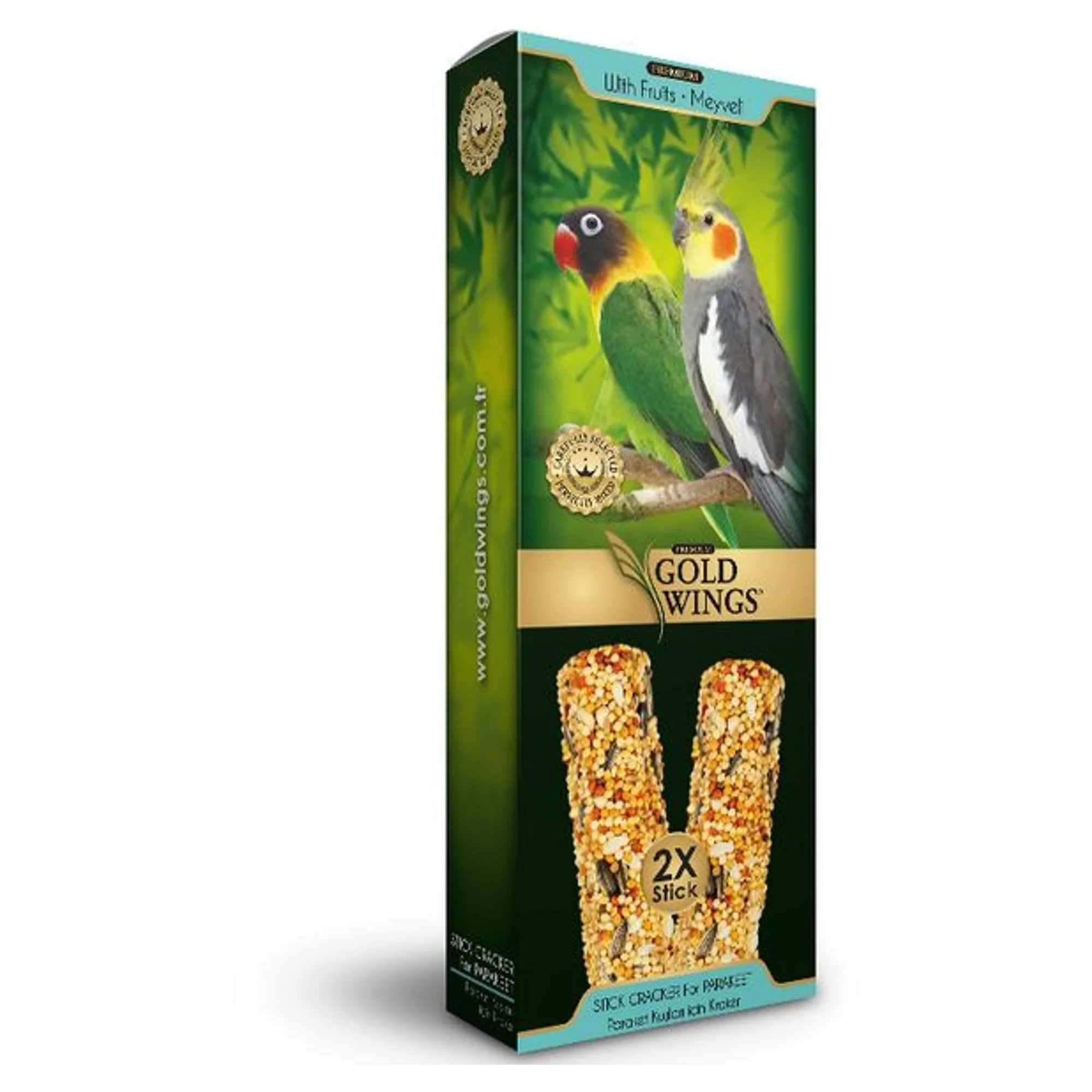 Gold Wings Gold Wings Premium Meyveli Paraket Krakeri 2'li