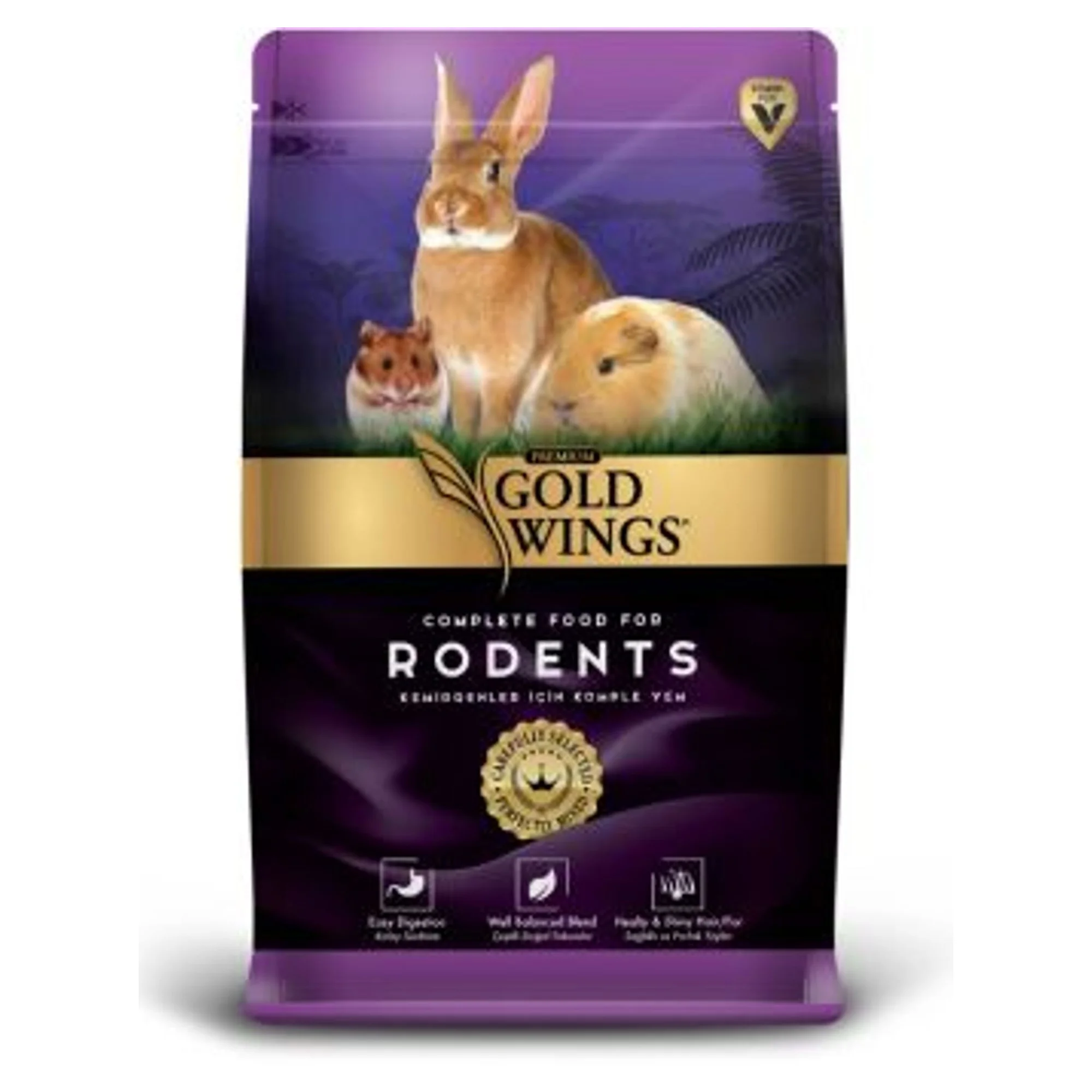 Gold Wings Gold Wings Premium Kemirgen Yemi 1KG — Yemler — Görsel 2