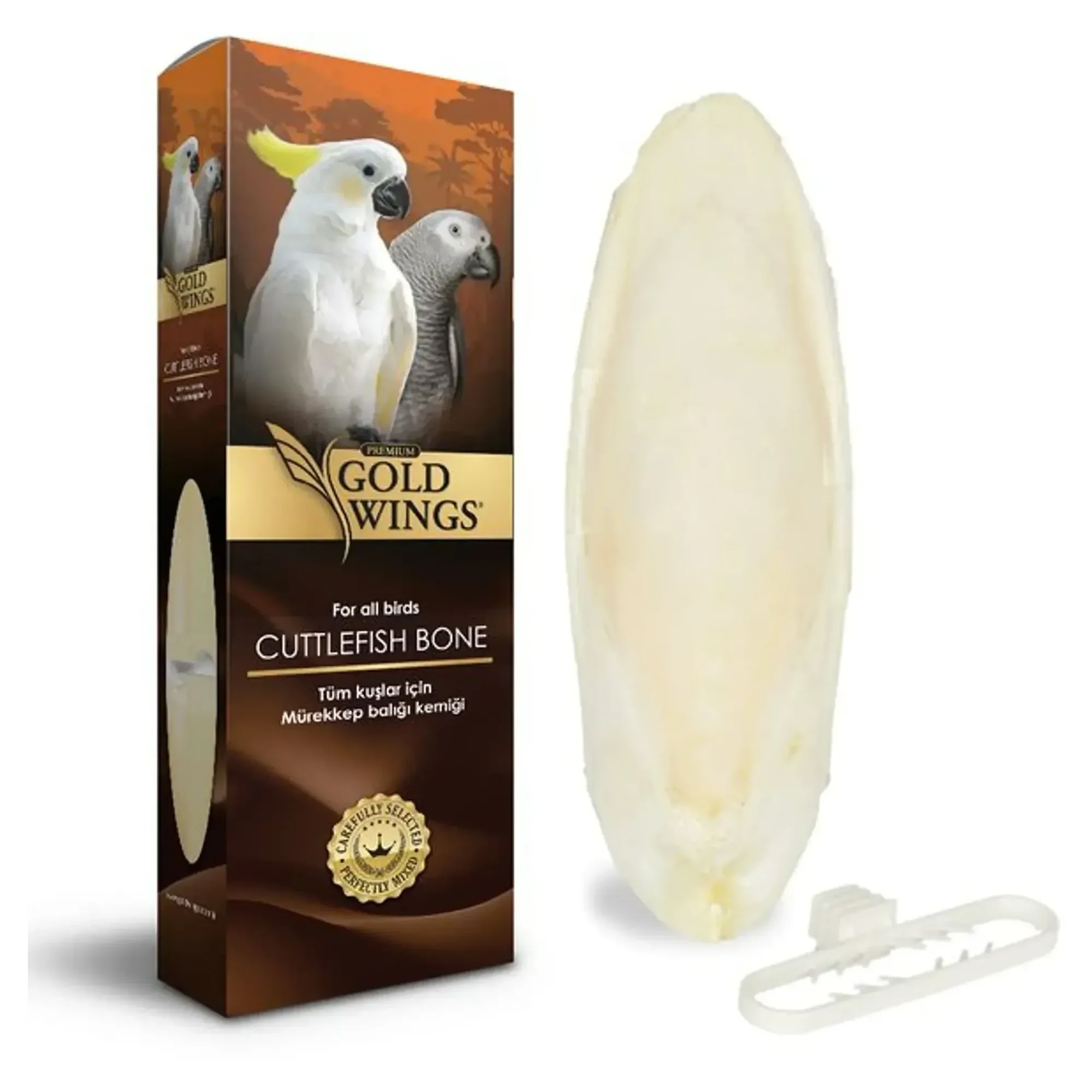Gold Wings Gold Wings Premium Mürekkep Balığı Kemiği Büyük (Kalamar)