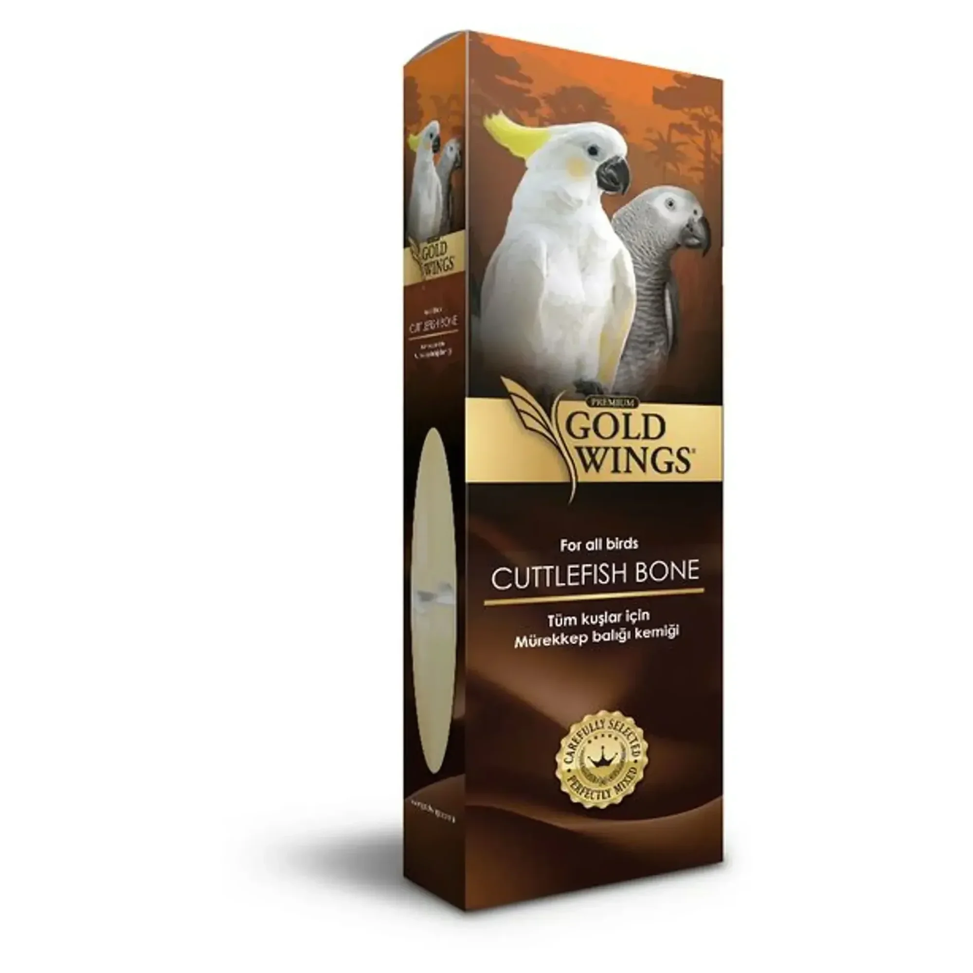 Gold Wings Gold Wings Premium Mürekkep Balığı Kemiği Büyük (Kalamar) — Vitamin & Mineral, 60 g — Görsel 2