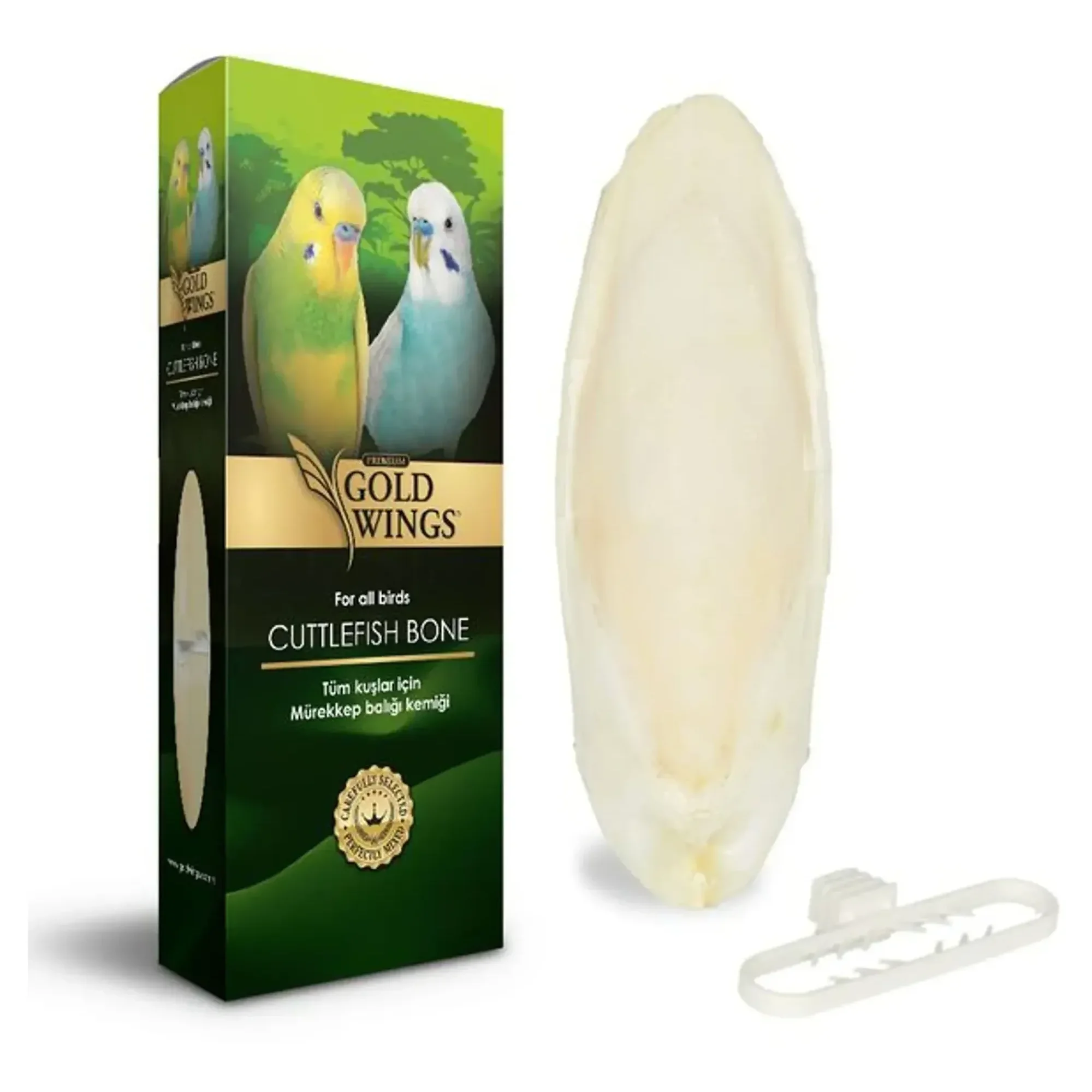 Gold Wings Premium Mürekkep Balığı Kemiği Küçük (Kalamar)