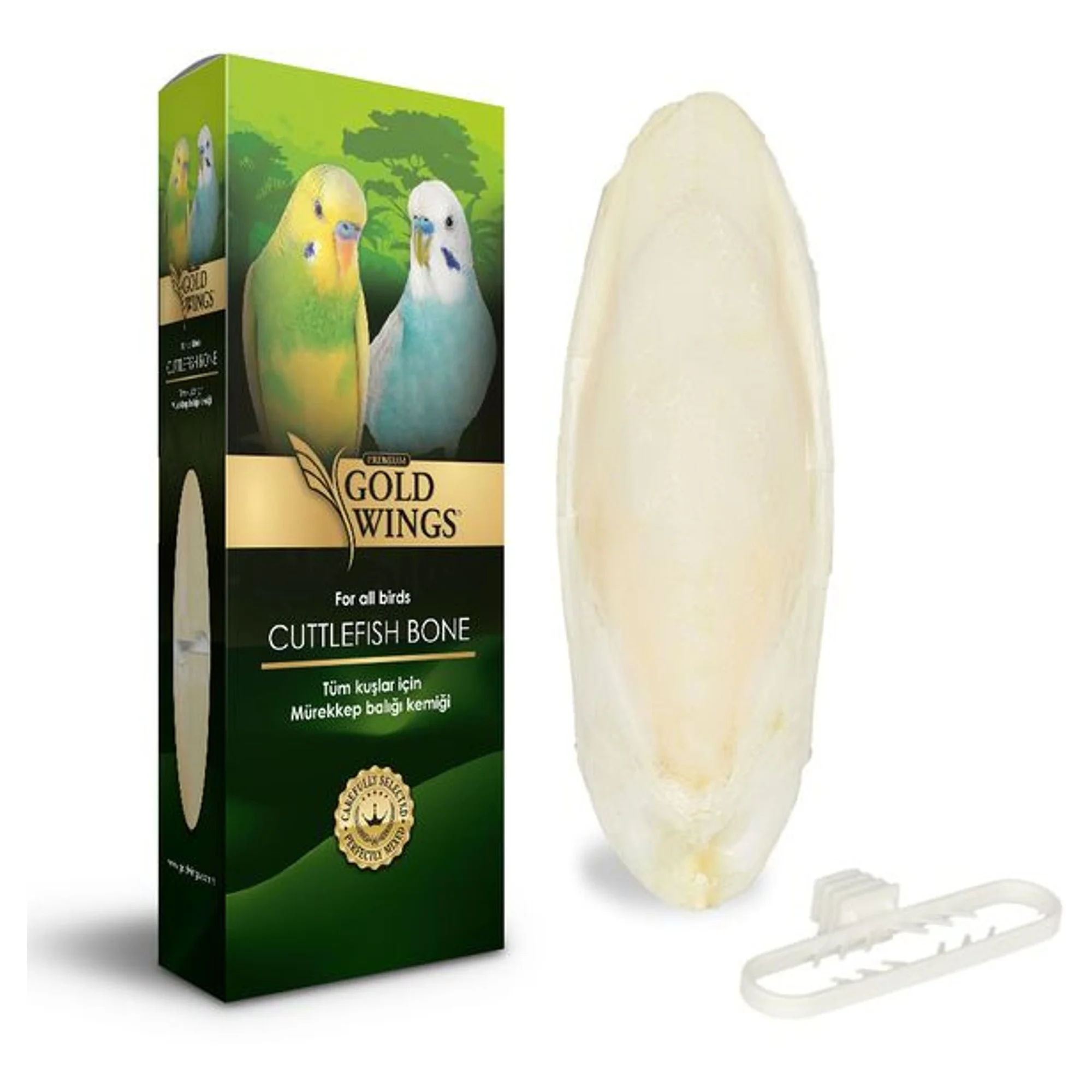 Gold Wings Gold Wings Premium Mürekkep Balığı Kemiği Küçük (Kalamar)