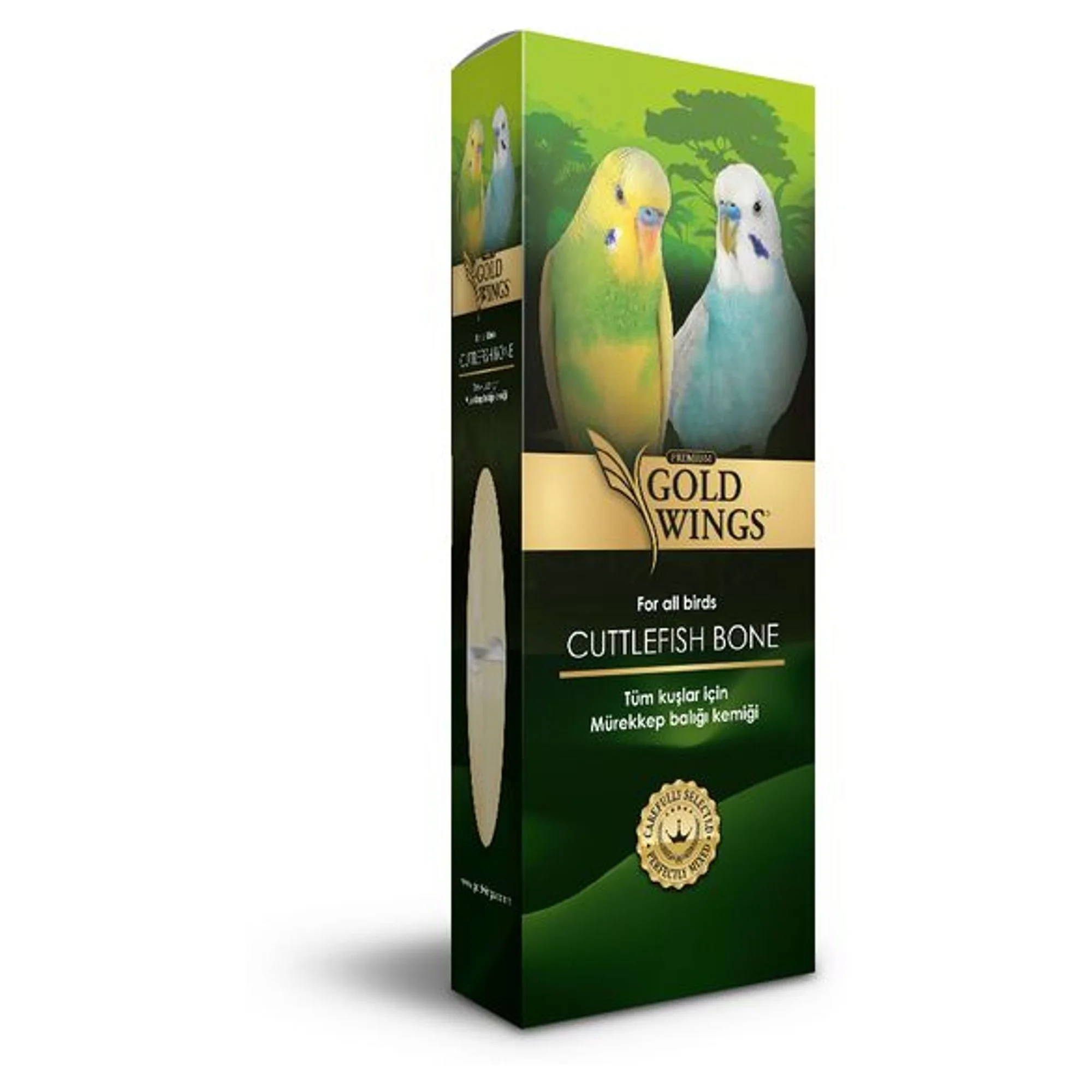 Gold Wings Gold Wings Premium Mürekkep Balığı Kemiği Küçük (Kalamar) — Bakım Ürünleri, 20 g — Görsel 2