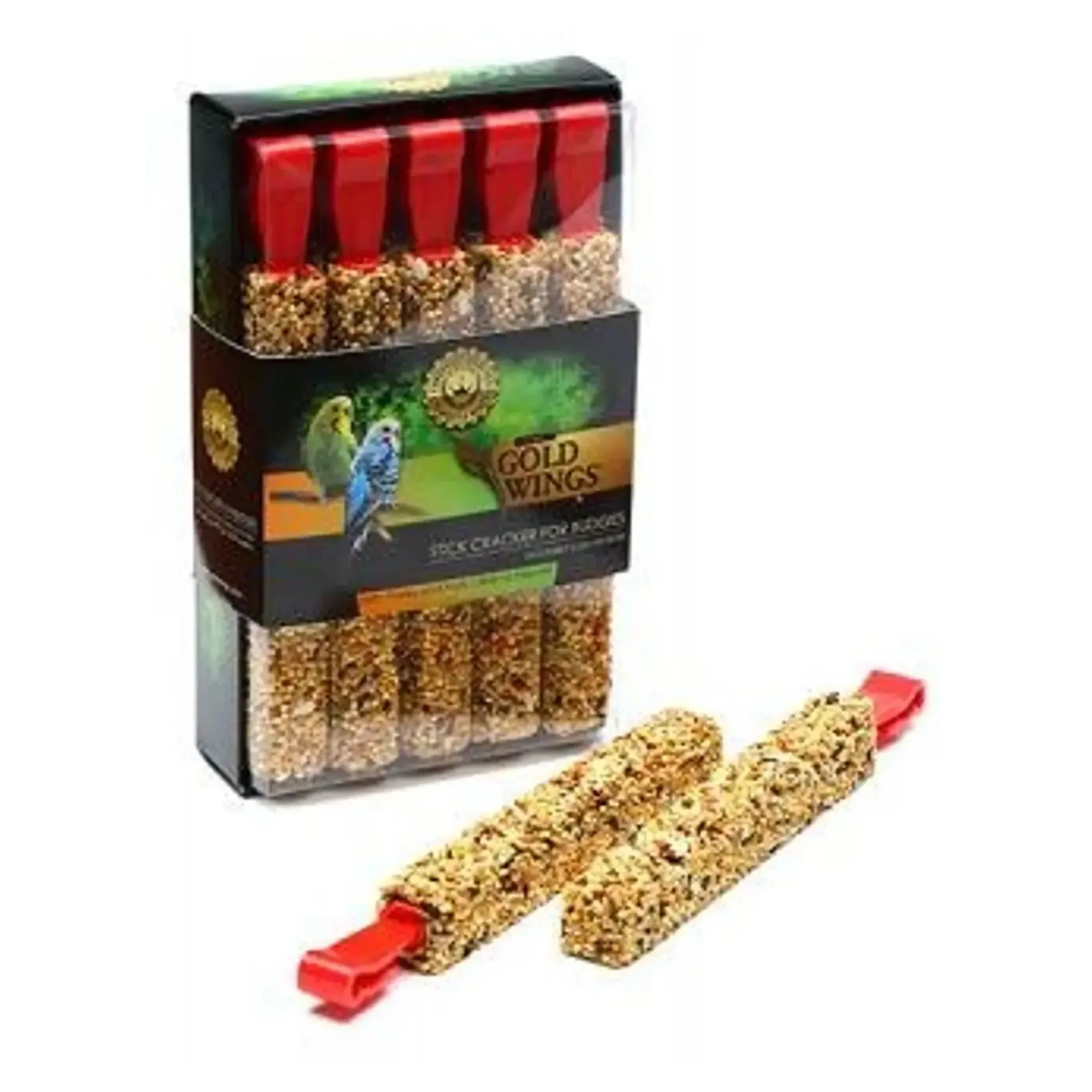 Gold Wings Premium Ballı ve Meyveli Muhabbet Kuşu Krakeri 10'lu 