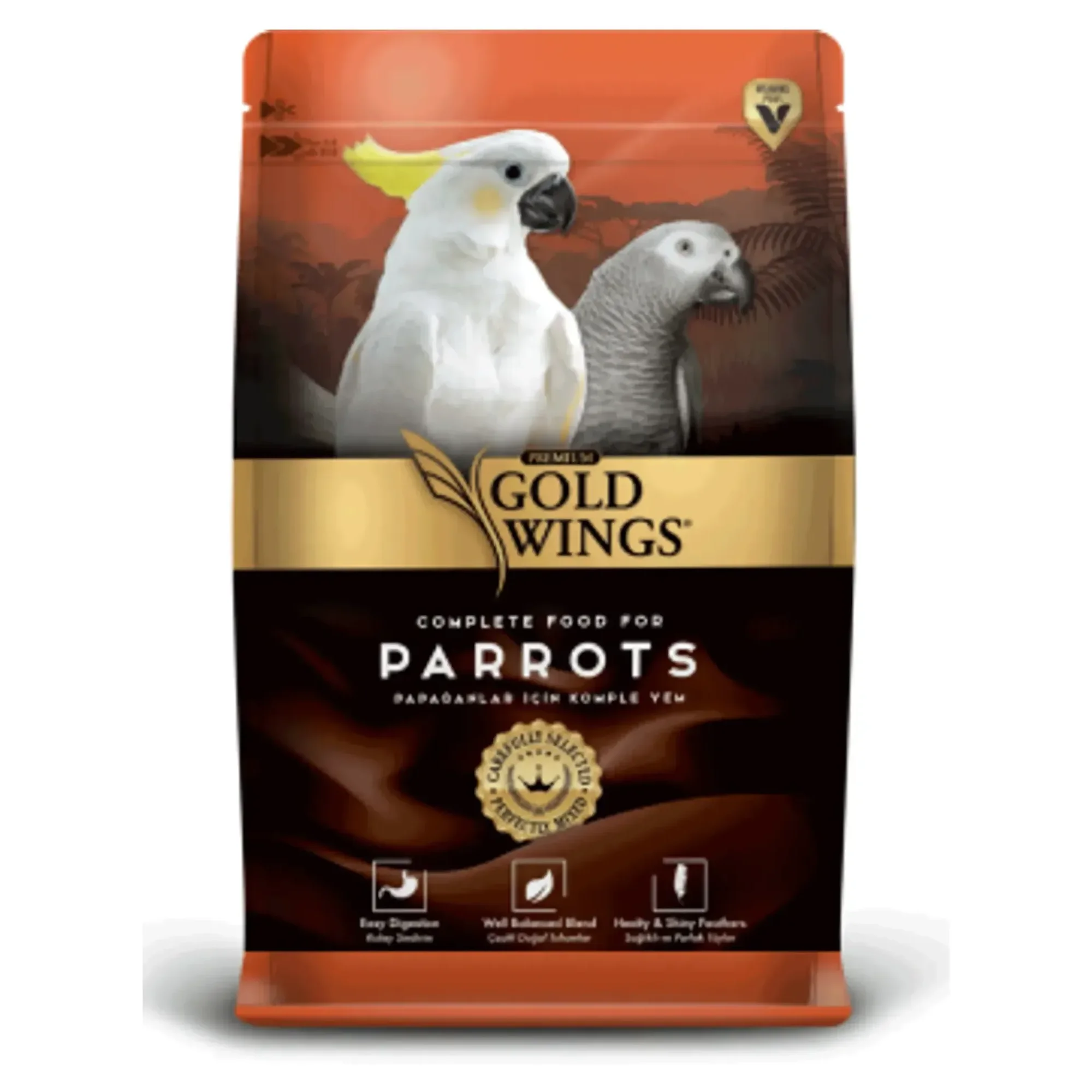 Gold Wings Gold Wings Premium Papağan Yemi 1KG — Papağan Yemleri — Görsel 2