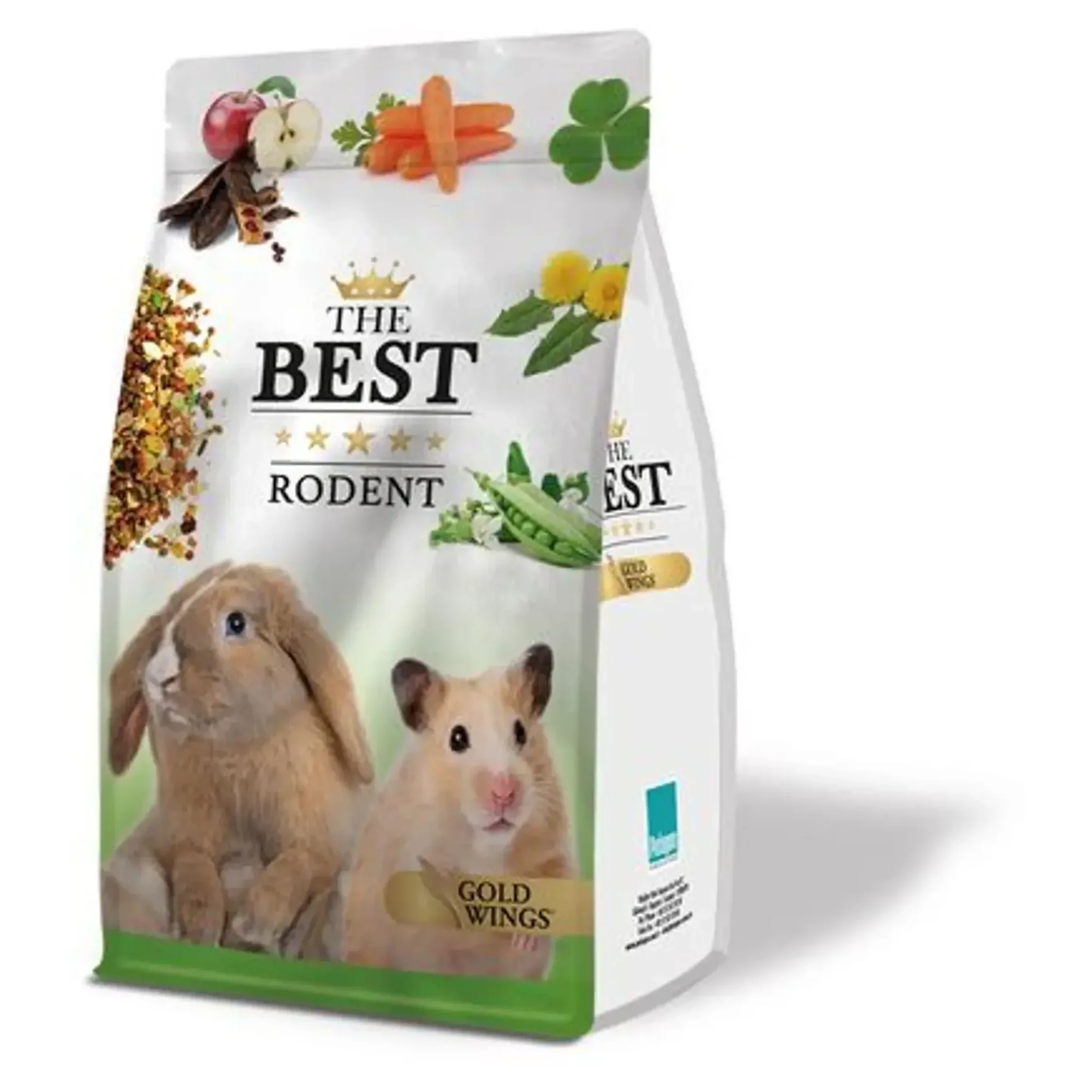 Gold Wings The Best Pellet Karışımlı Kemirgen Yemi 1.25 KG