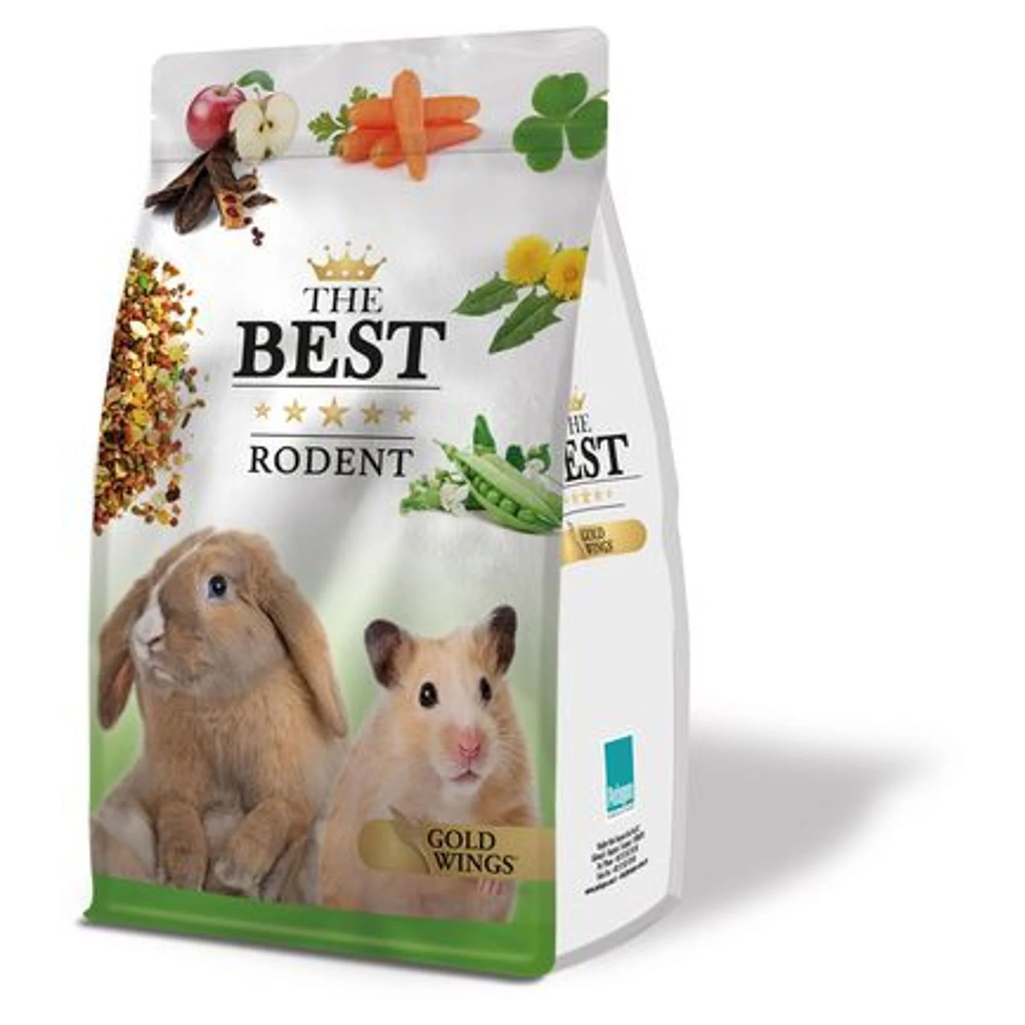 Gold Wings Gold Wings The Best Pellet Karışımlı Kemirgen Yemi 1.25 KG