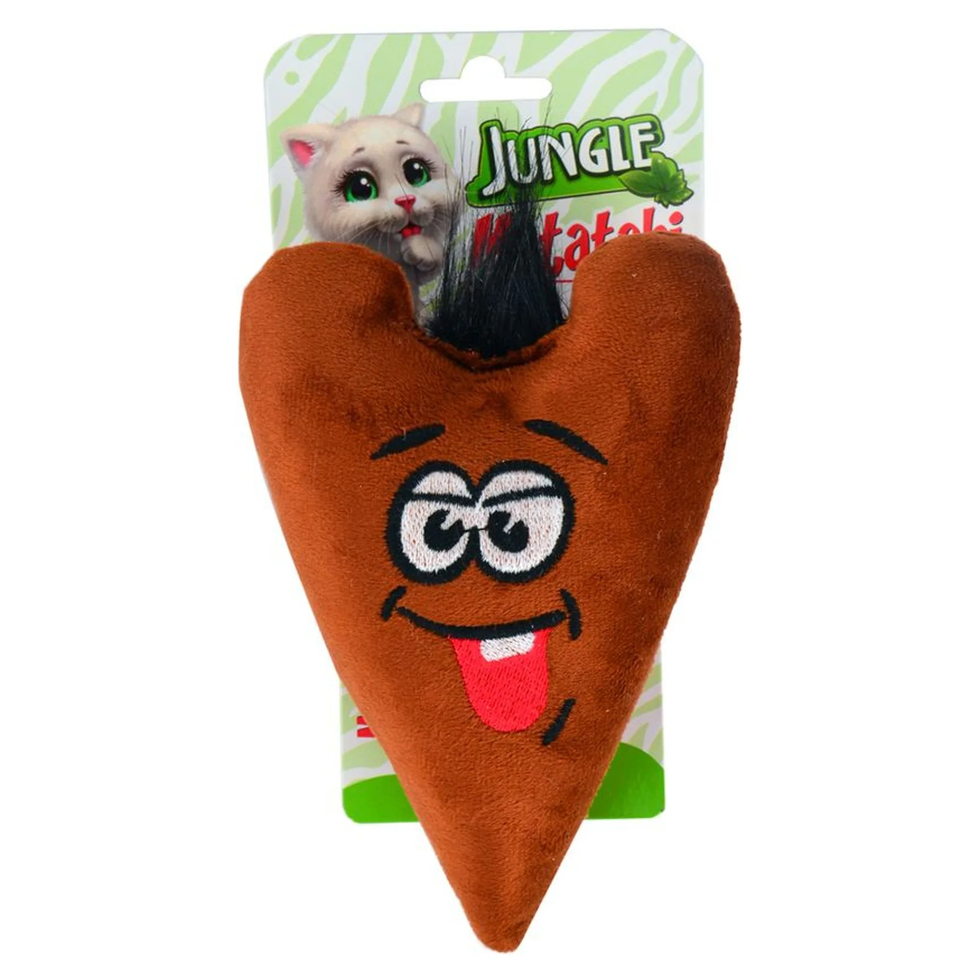Jungle Matatabi Cats Love Kalp Şeklinde Peluş Kedi Oyuncağı