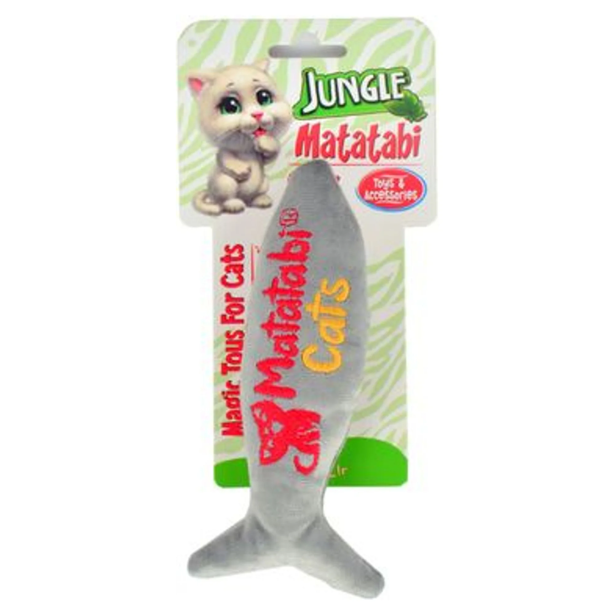 Jungle Matatabi Jr.Fish Balık Peluş Kedi Oyuncağı