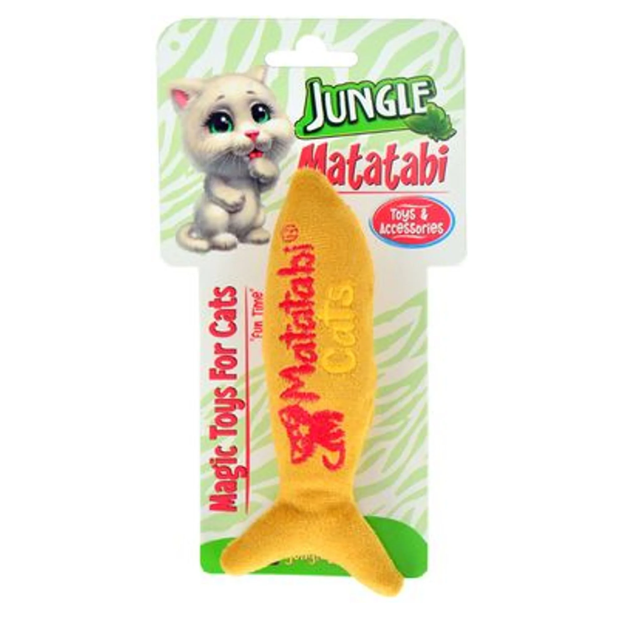 Jungle Matatabi Küçük Peluş Balık Kedi Oyuncağı
