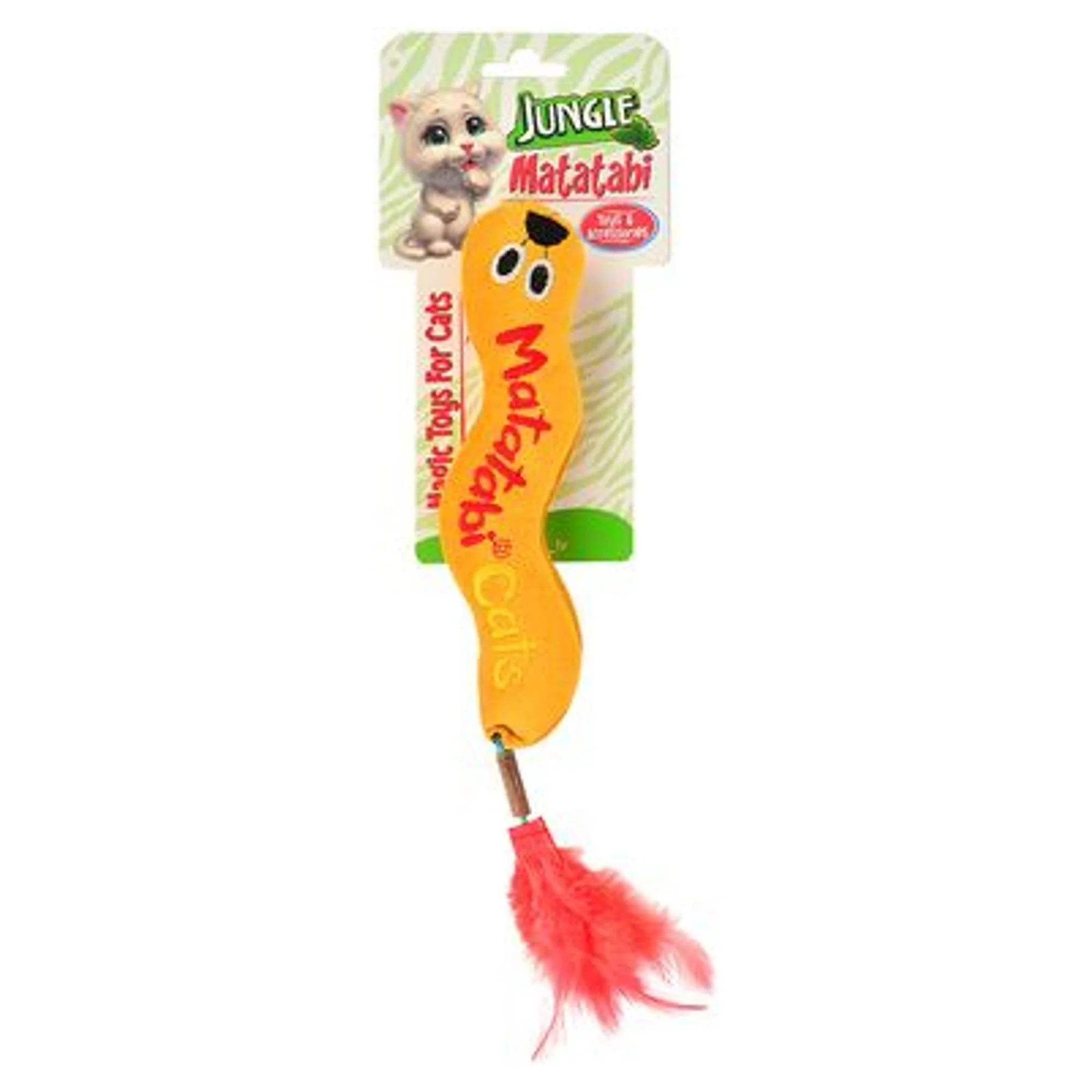 Jungle Matatabi Peluş Solucan Kedi Oyuncağı M