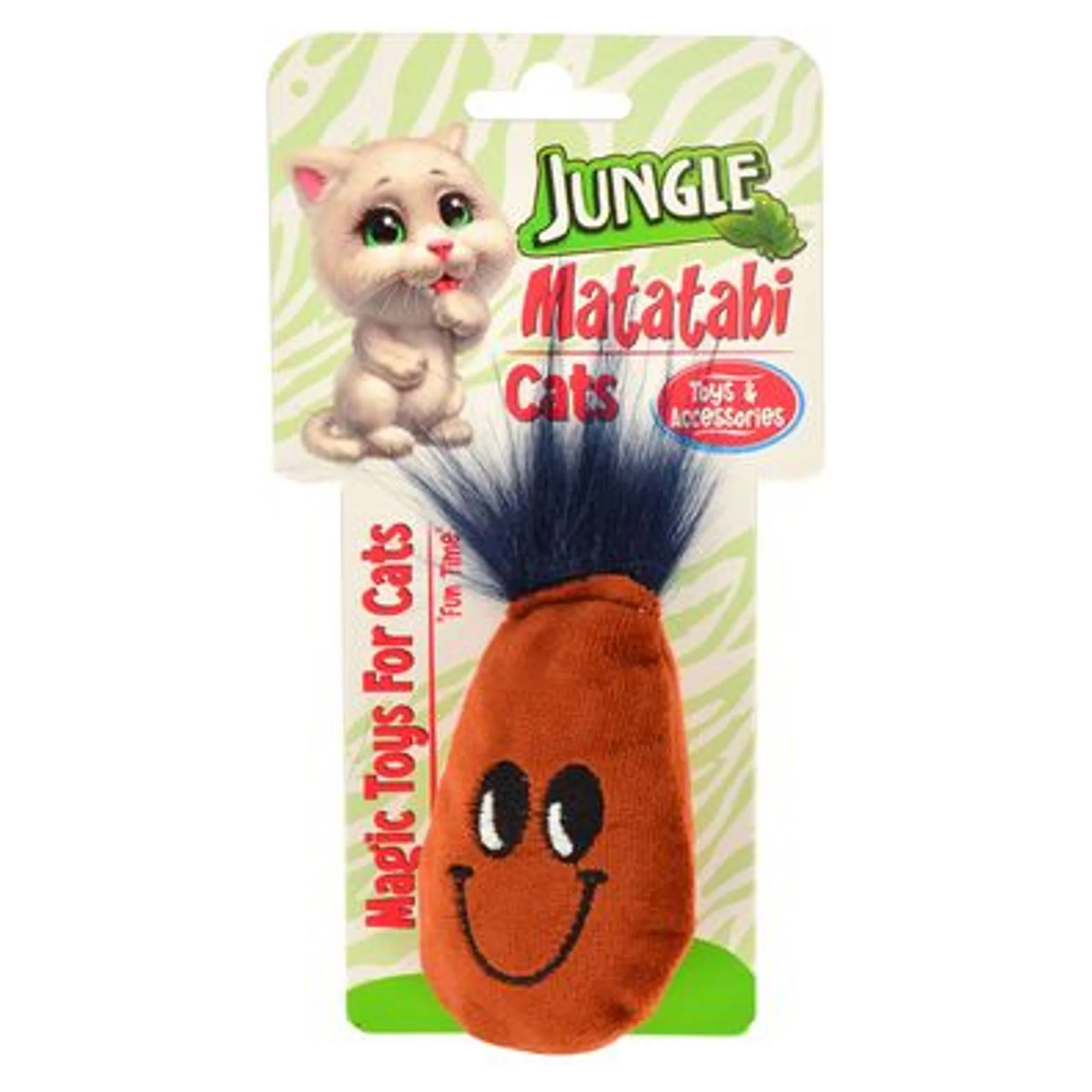 Jungle Matatabi Yumurta Şeklinde Peluş Kedi Oyuncağı