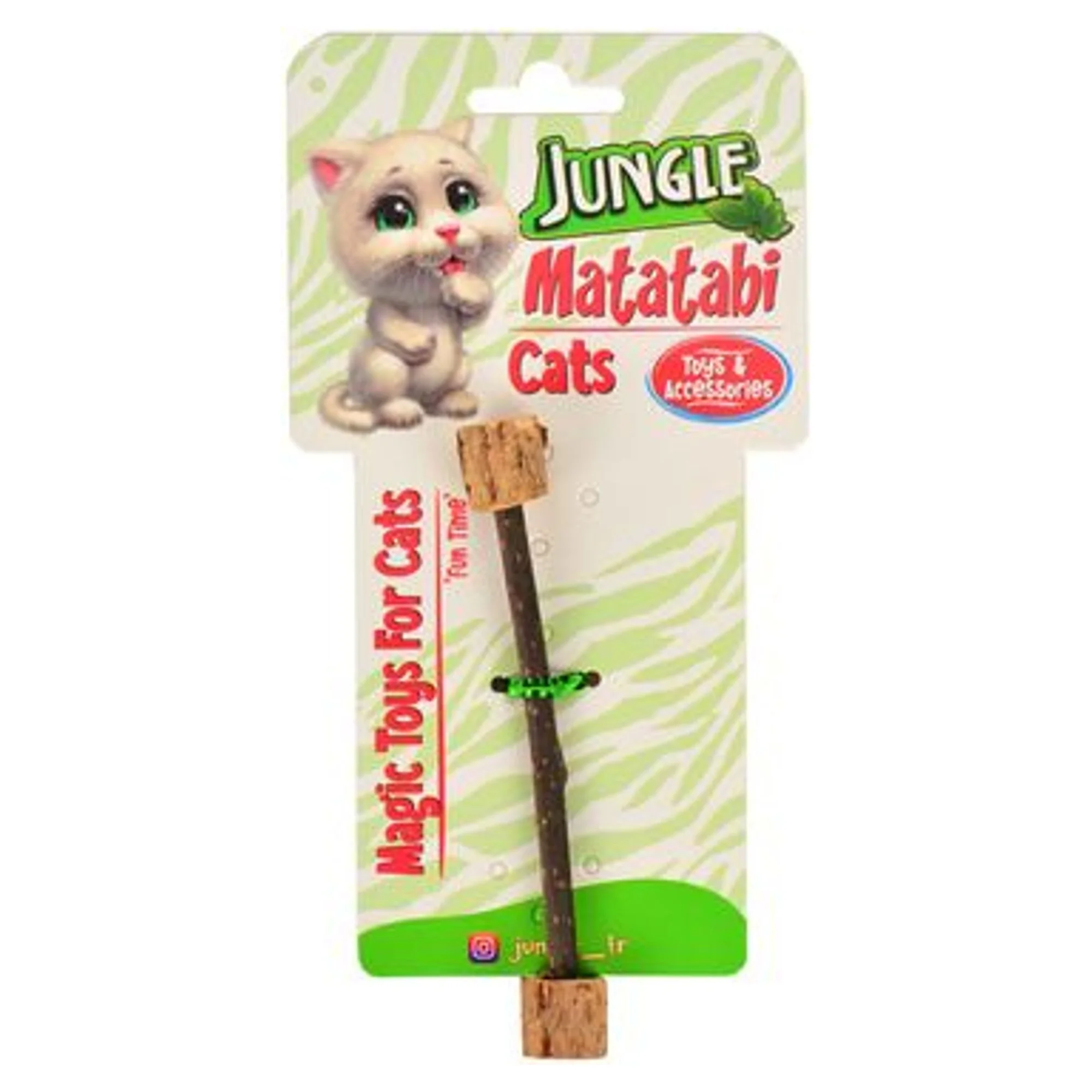 Jungle Matatabi Dumbell Peluş Kedi Oyuncağı