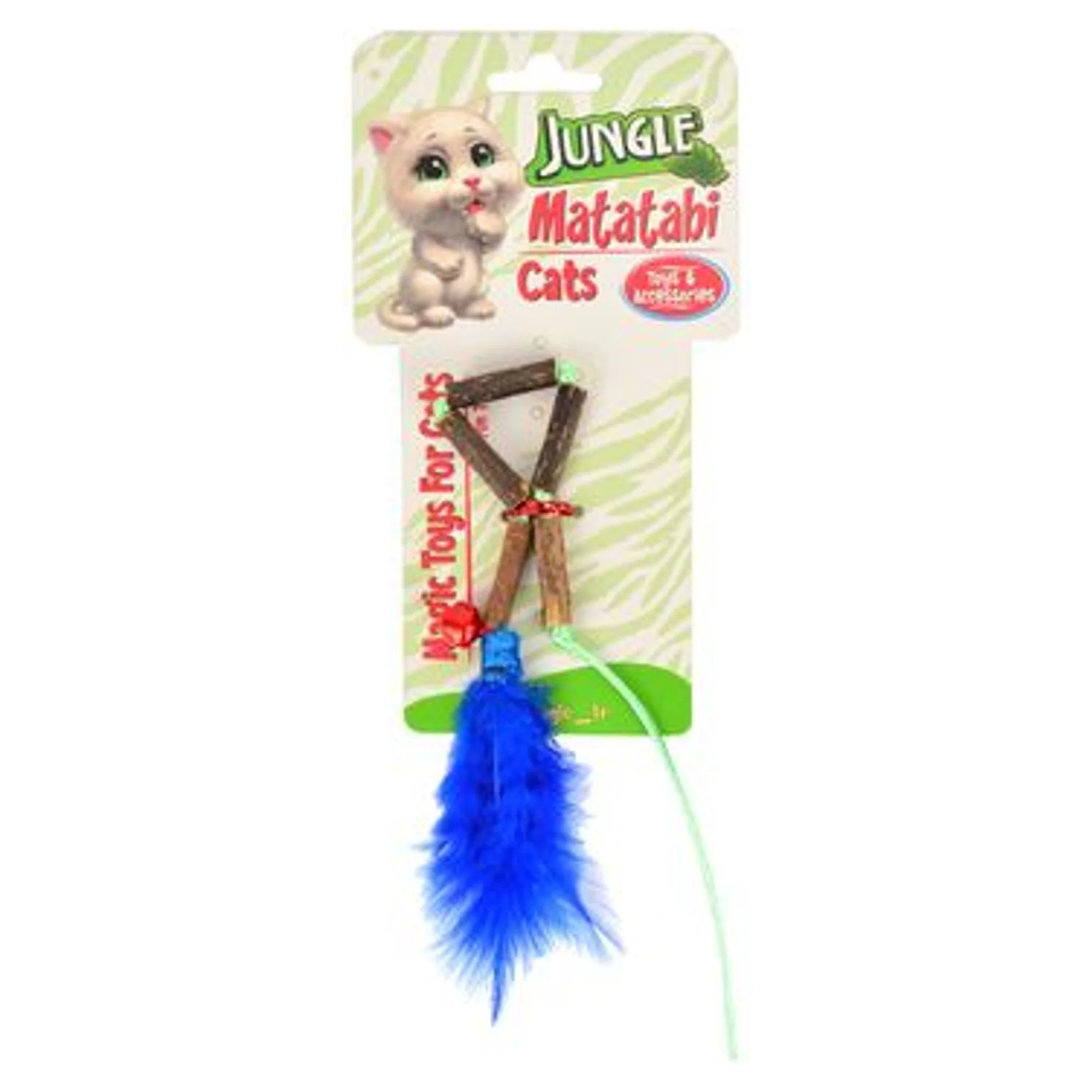 Jungle Matatabi Tüylü Çubuk Kedi Oyuncağı 