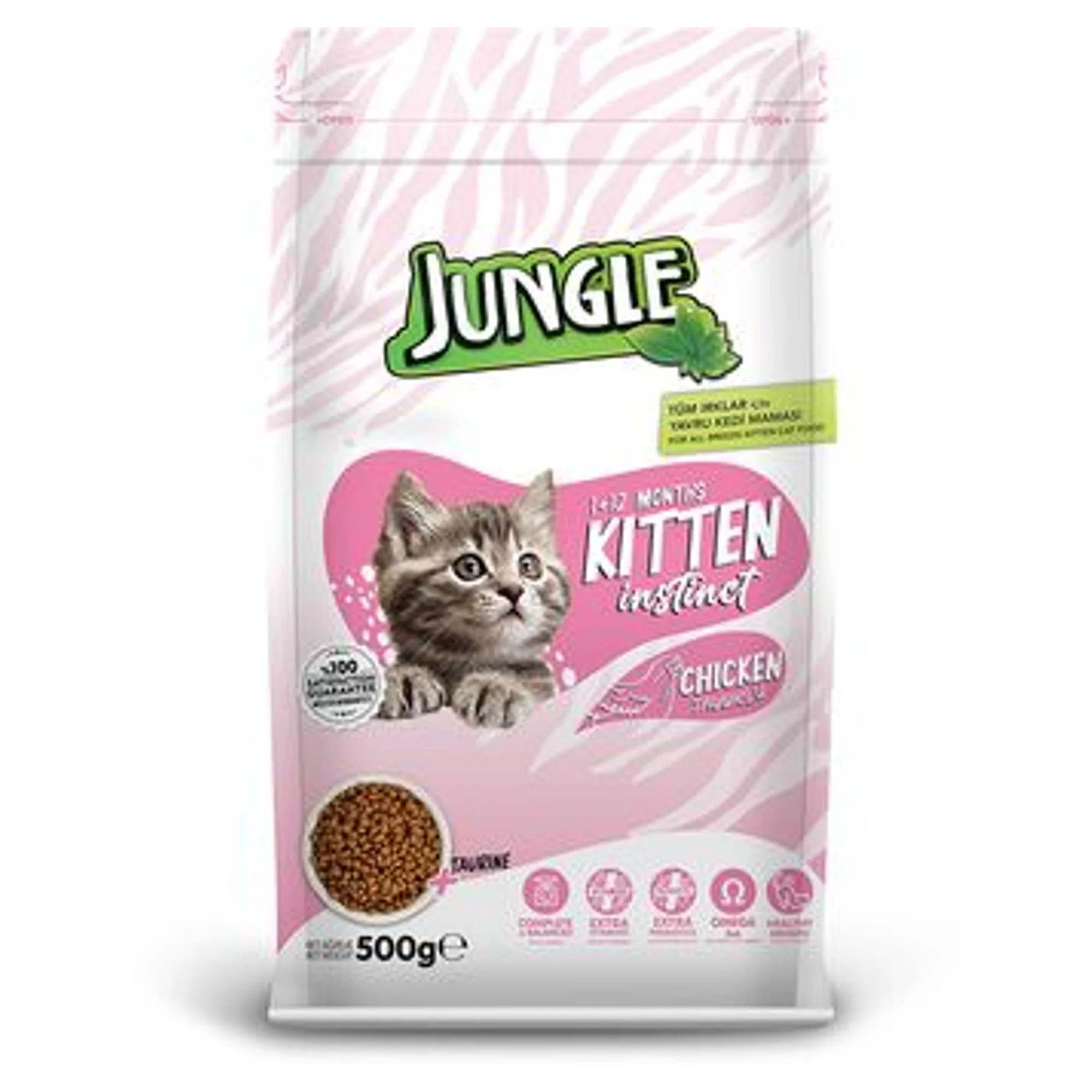 Jungle Tavuklu Yavru Kedi Maması 500 G