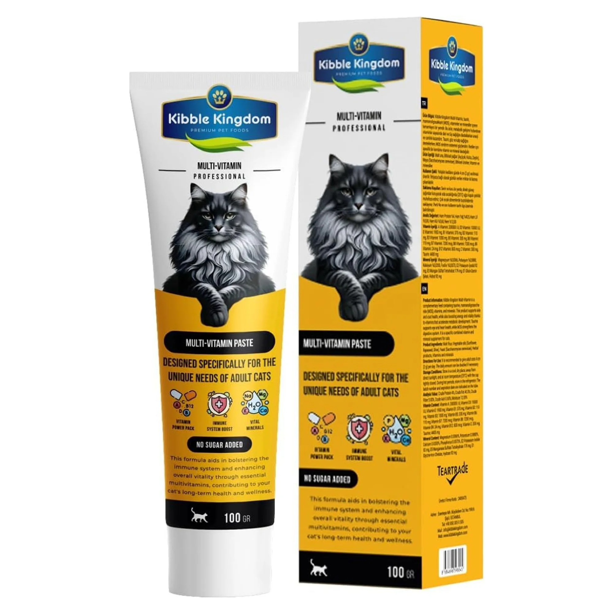 Kibble Kingdom Multivitaminli Kedi Macunu 100 G
