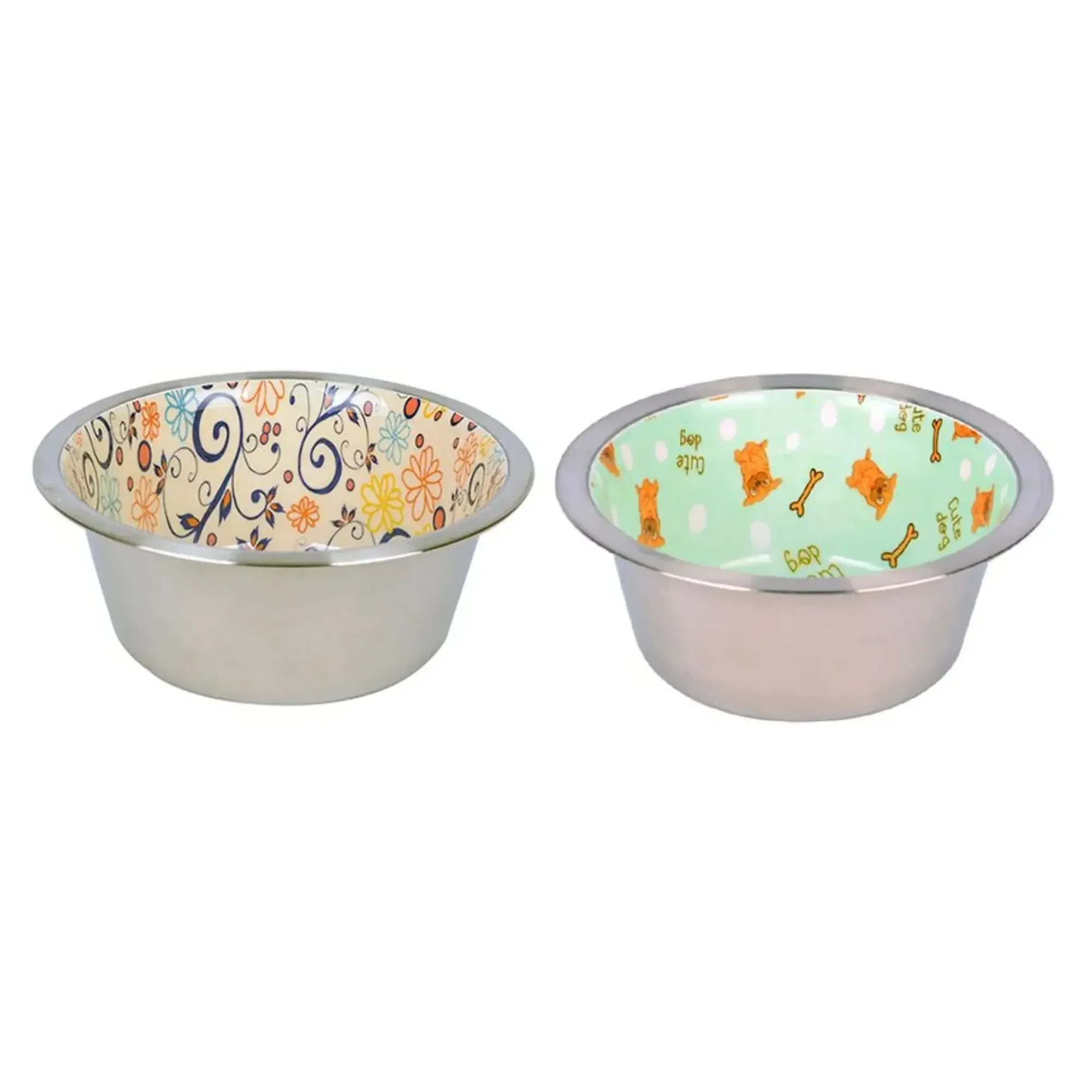 Flip Seramik Kaplı Çelik Mama Kabı 275 mL