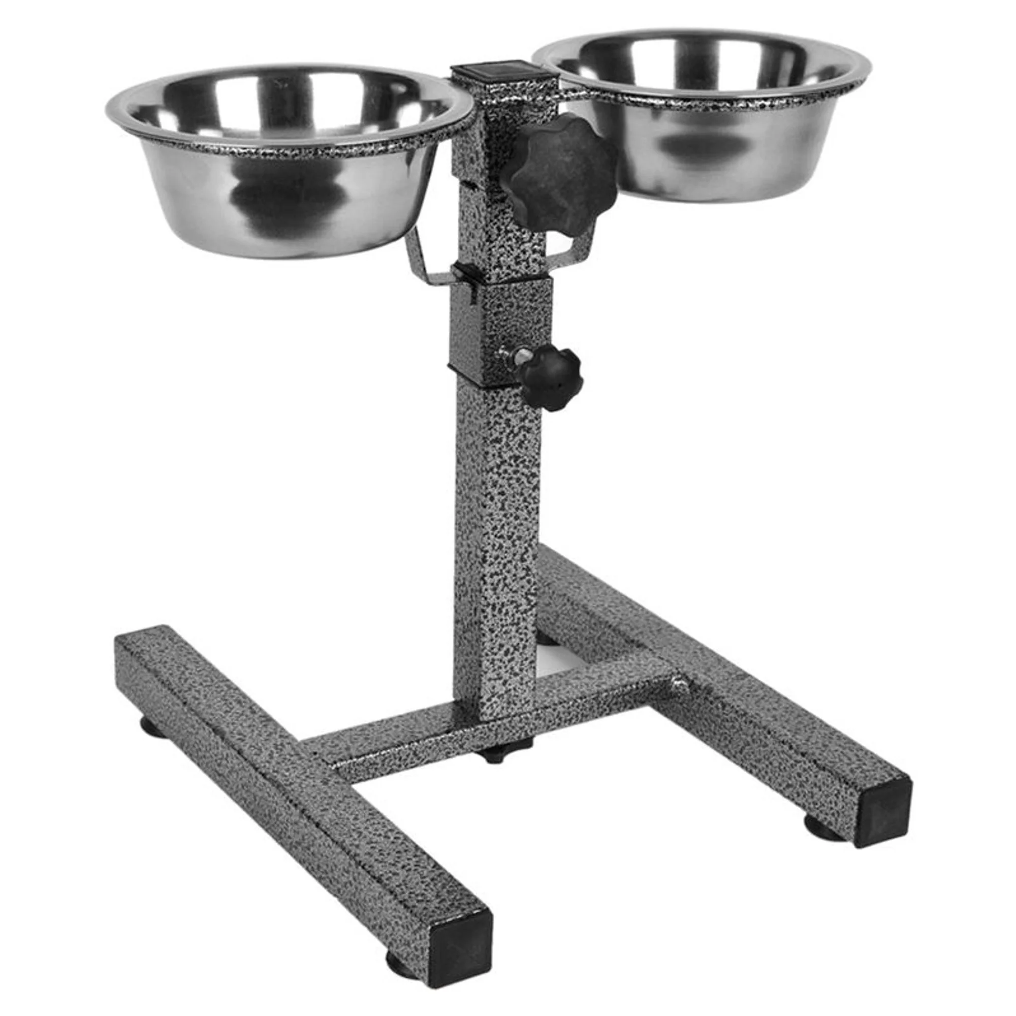 Flip Flip İkili Ayarlanır Çelik Mama Kabı ve Standı 470 mL