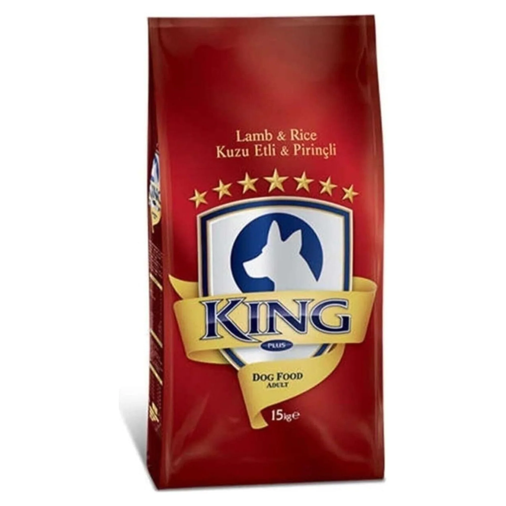 King King Etli Yetişkin Köpek Maması 15 Kg - Lamb