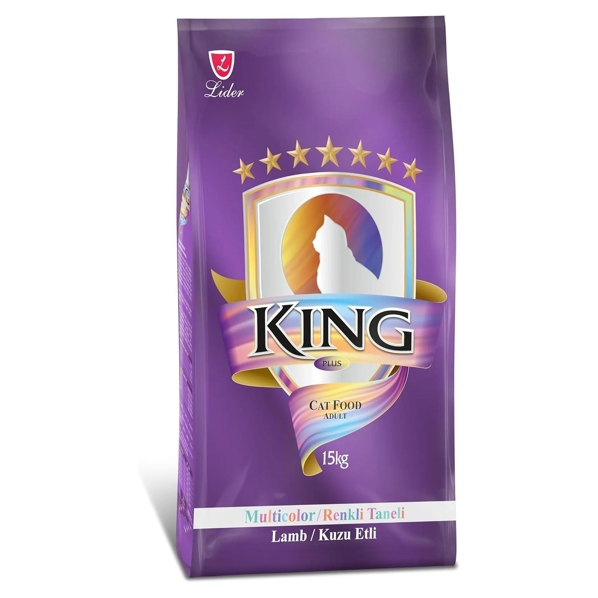 King King Etli Renkli Taneli Yetişkin Kedi Maması 15 Kg