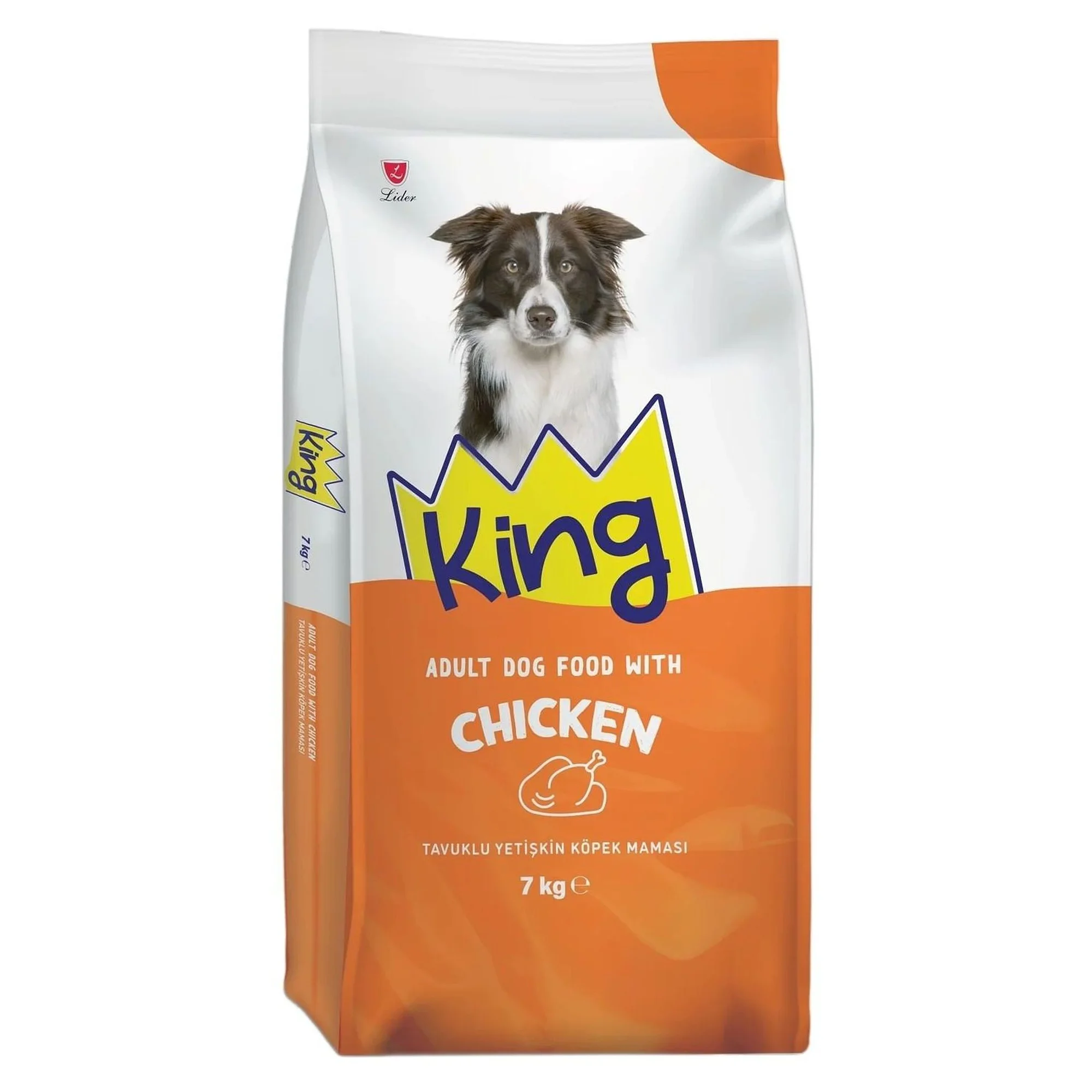 King Tavuklu Yetişkin Köpek Maması 7 KG