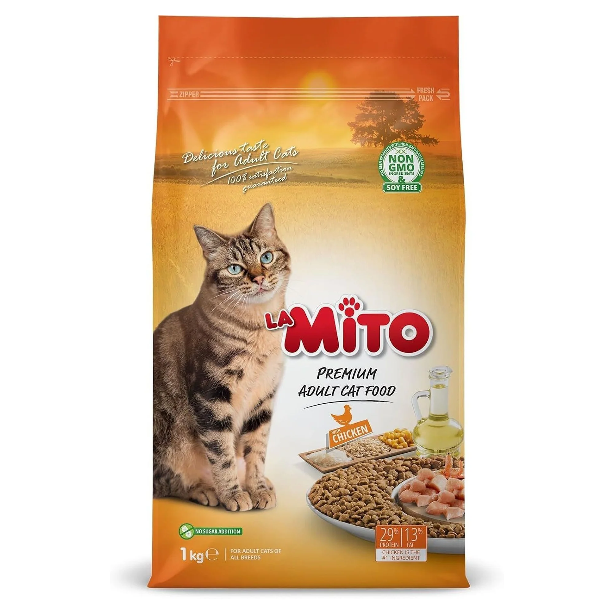 LaMito Tavuklu Yetişkin Kedi Maması 1 KG