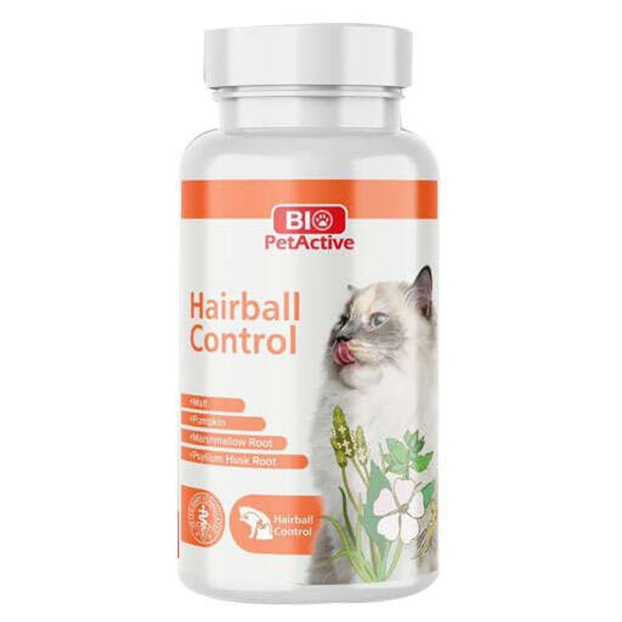 Bio Hairball Control - Kedi Tüy Yumağı Önleyici Tablet 90 Tablet 45 G