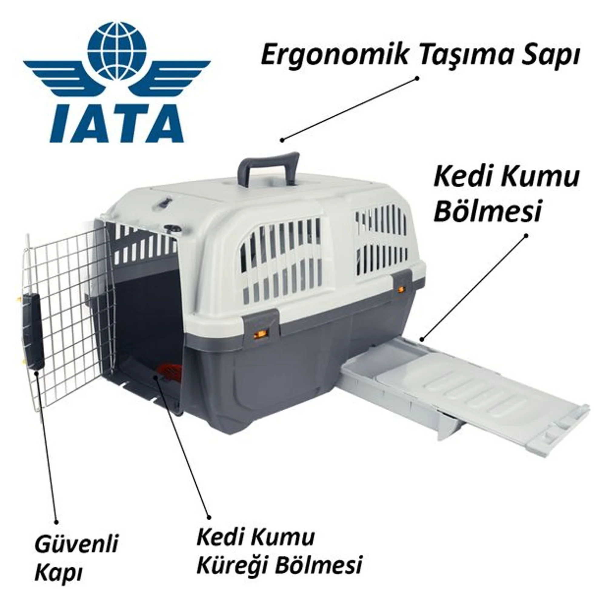 MPS MPS Skudo-3 Kedi Seyahat Çantası — Metal Kapılı Çantalar, 2 kg — Görsel 2