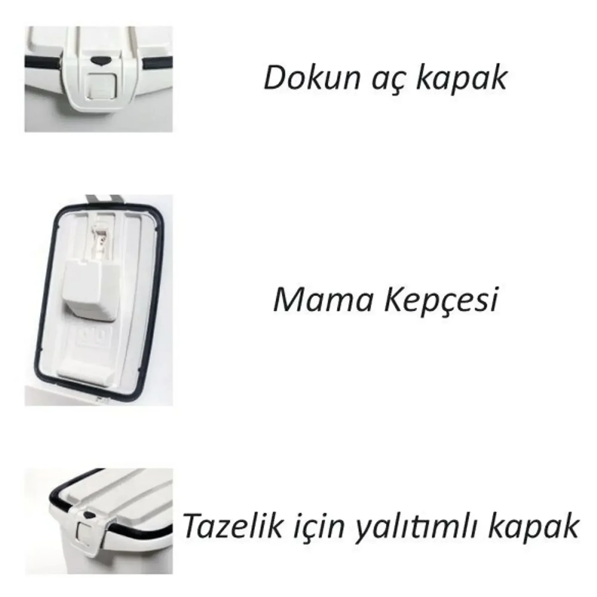 Mps Mama Saklama Kabı Medium-Beyaz 33 L — Yaşam Ürünleri, 400 g — Görsel 3