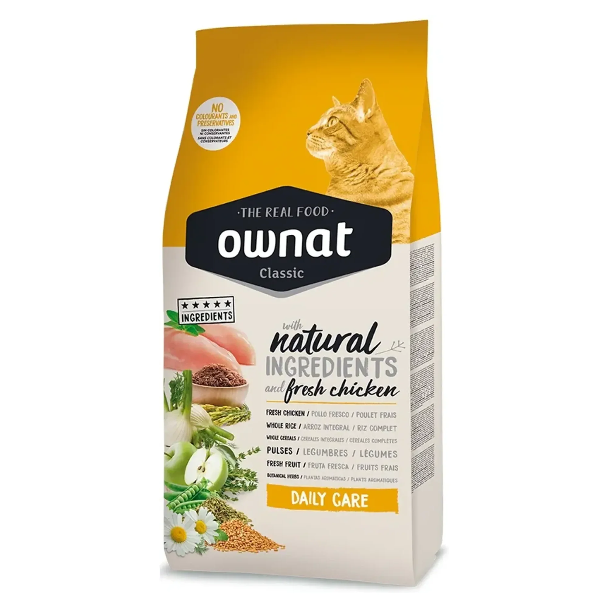 Ownat Daily Care Tavuklu Yetişkin Kedi Maması 4 KG