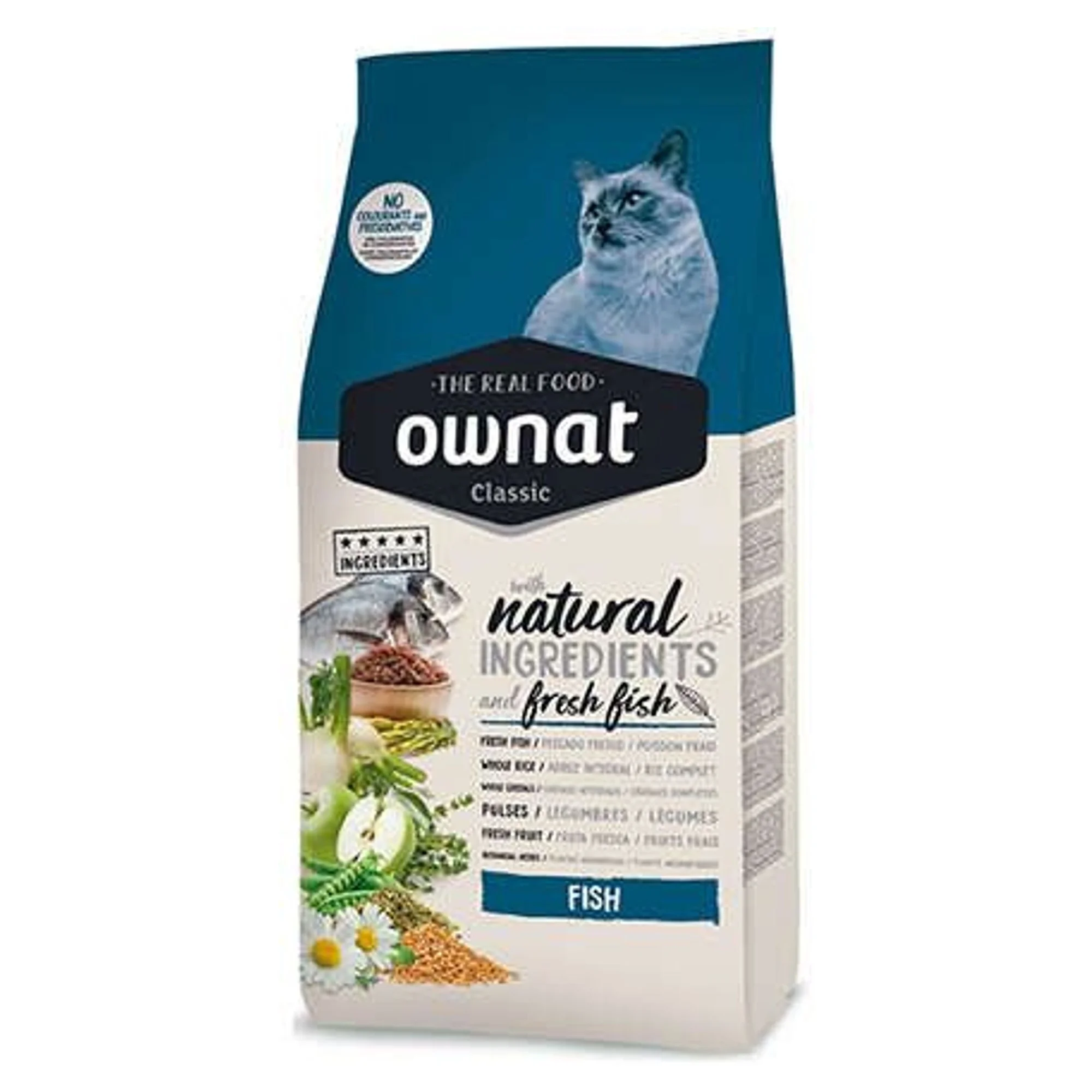 Ownat Classic Yetişkin Balıklı Kedi Maması 1.5 KG